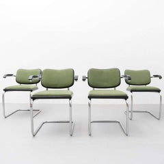 Set of Four Marcel Breuer Cesca Chairs by Gavina, circa 1970