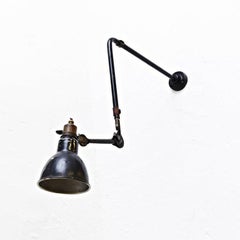 Lampe Gras Wall Lamp by Bernard-Albin Gras, France, 1930