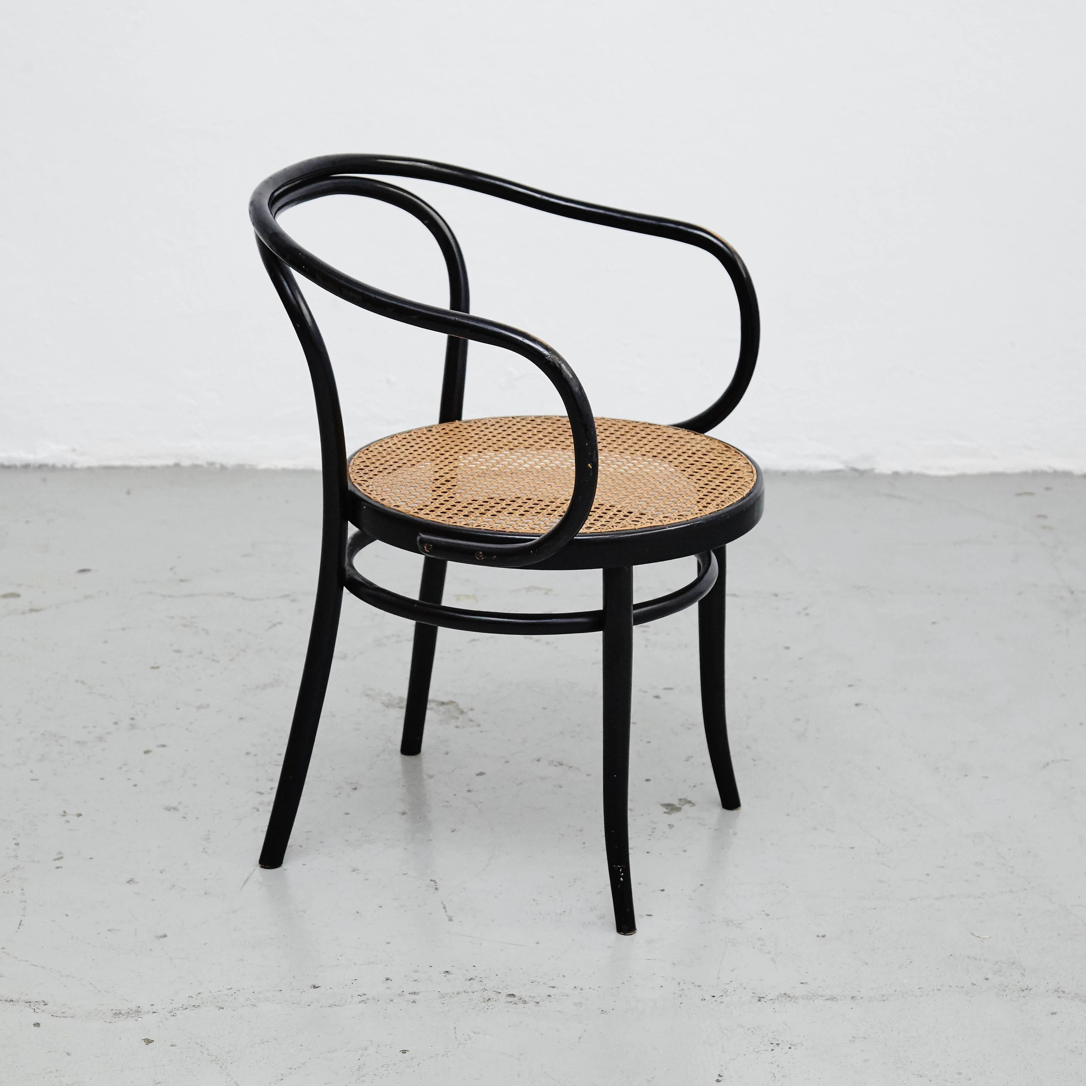 Wood Set of Nine Thonet Armchairs by Auguste Thonet for Thonet
