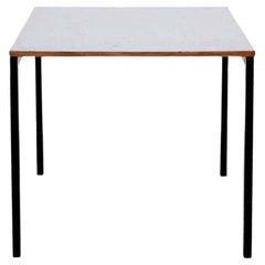 Cansado Table by Charlotte Perriand, Metal and Formica, Circa 1950