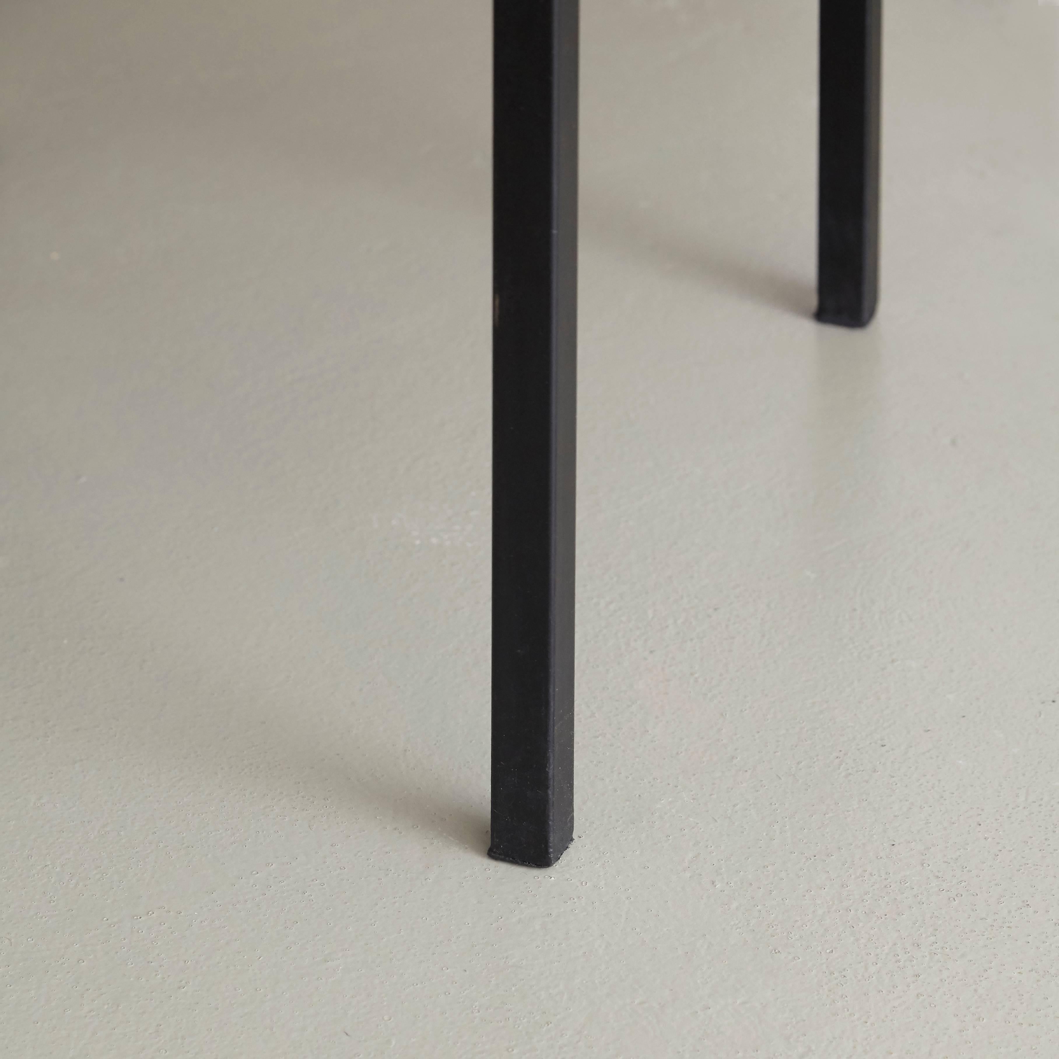 Metal Pair of Florence Knoll T-Angle Side Tables, circa 1950