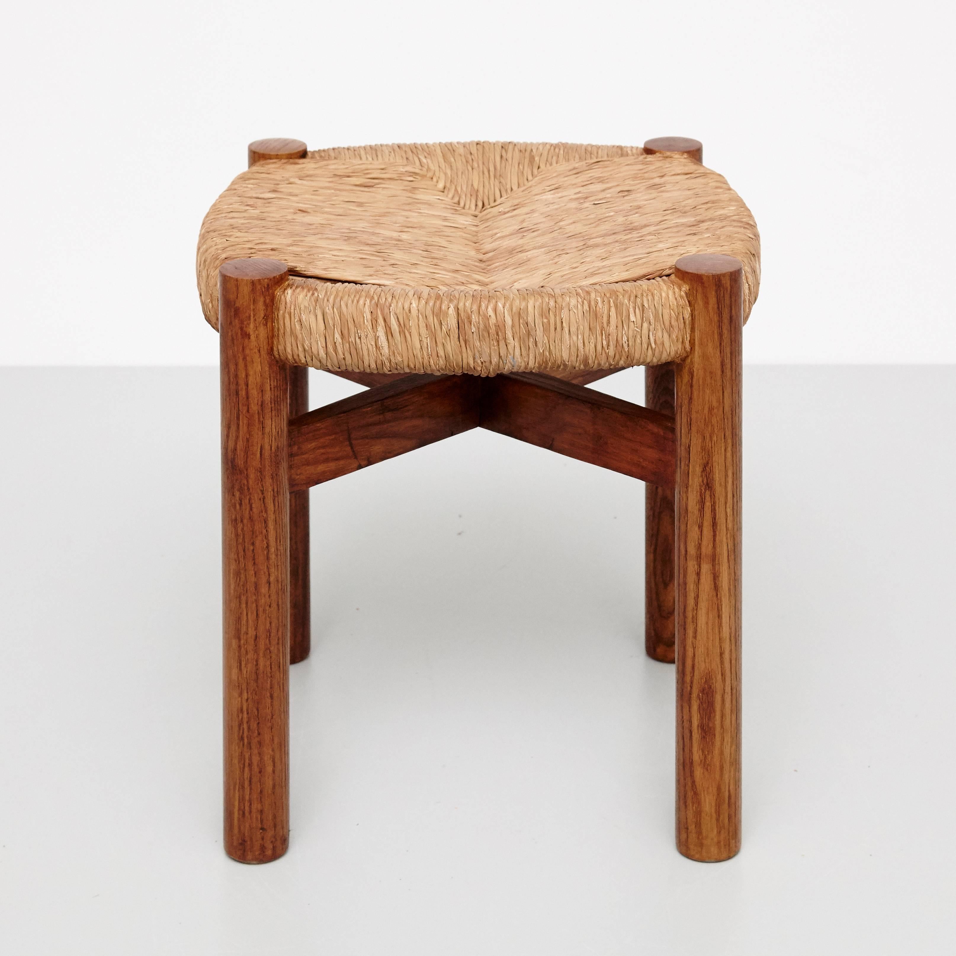 French Pair of Stools by Charlotte Perriand for Meribel, circa 1950