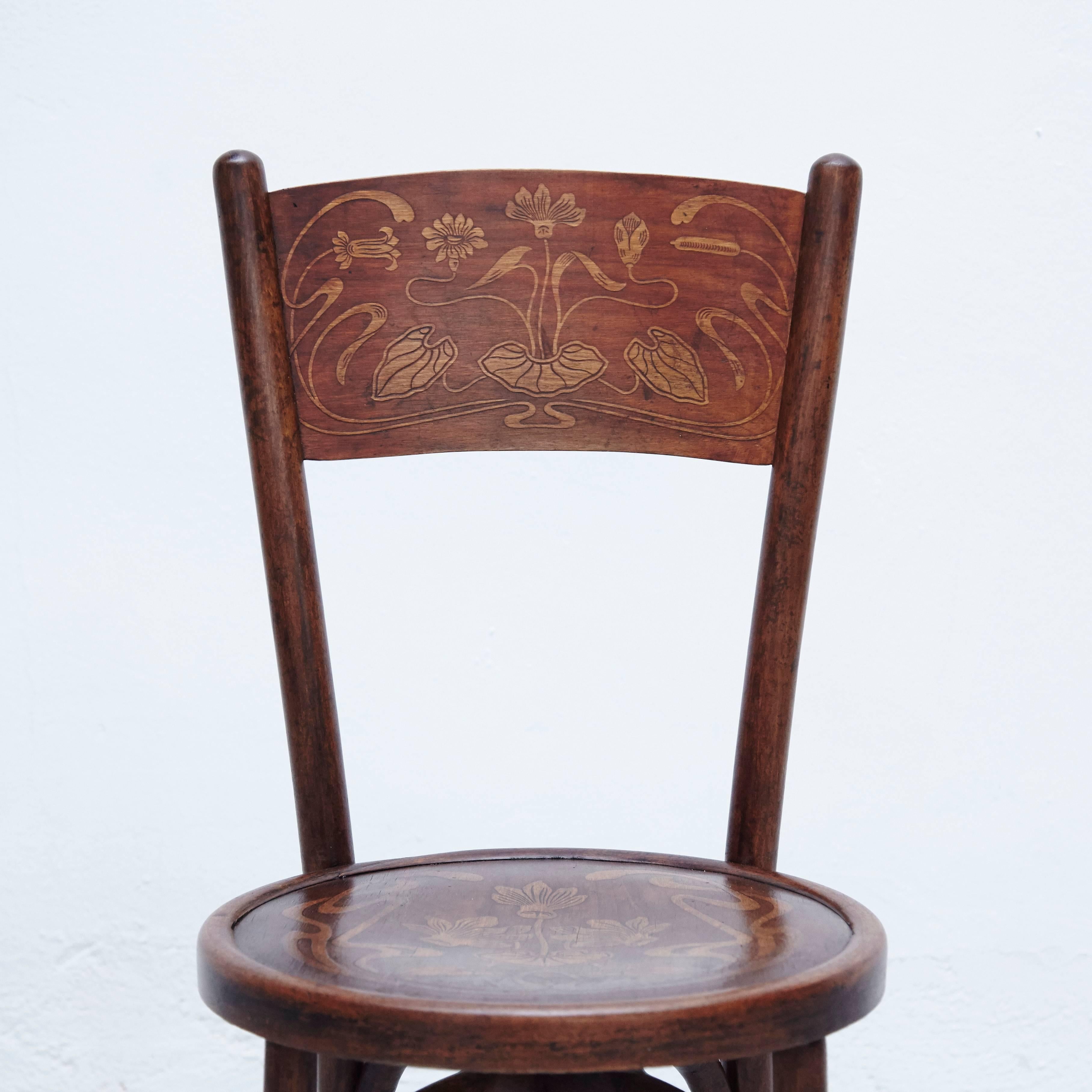 Spanish Pair of Chairs in the Style of Thonet by Codina, circa 1900