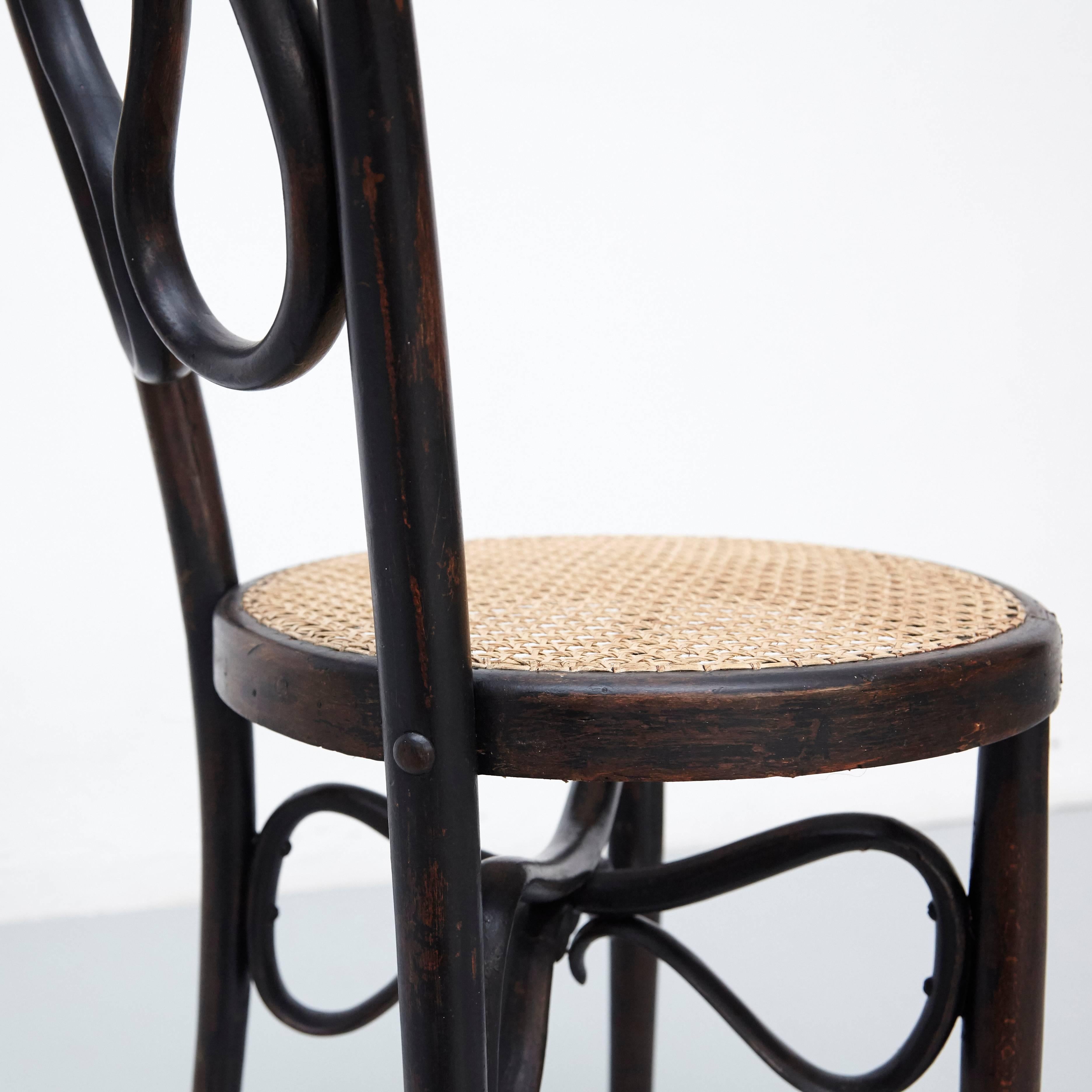 Early 20th Century Set of Four Ventura Feliu Chairs Nº41