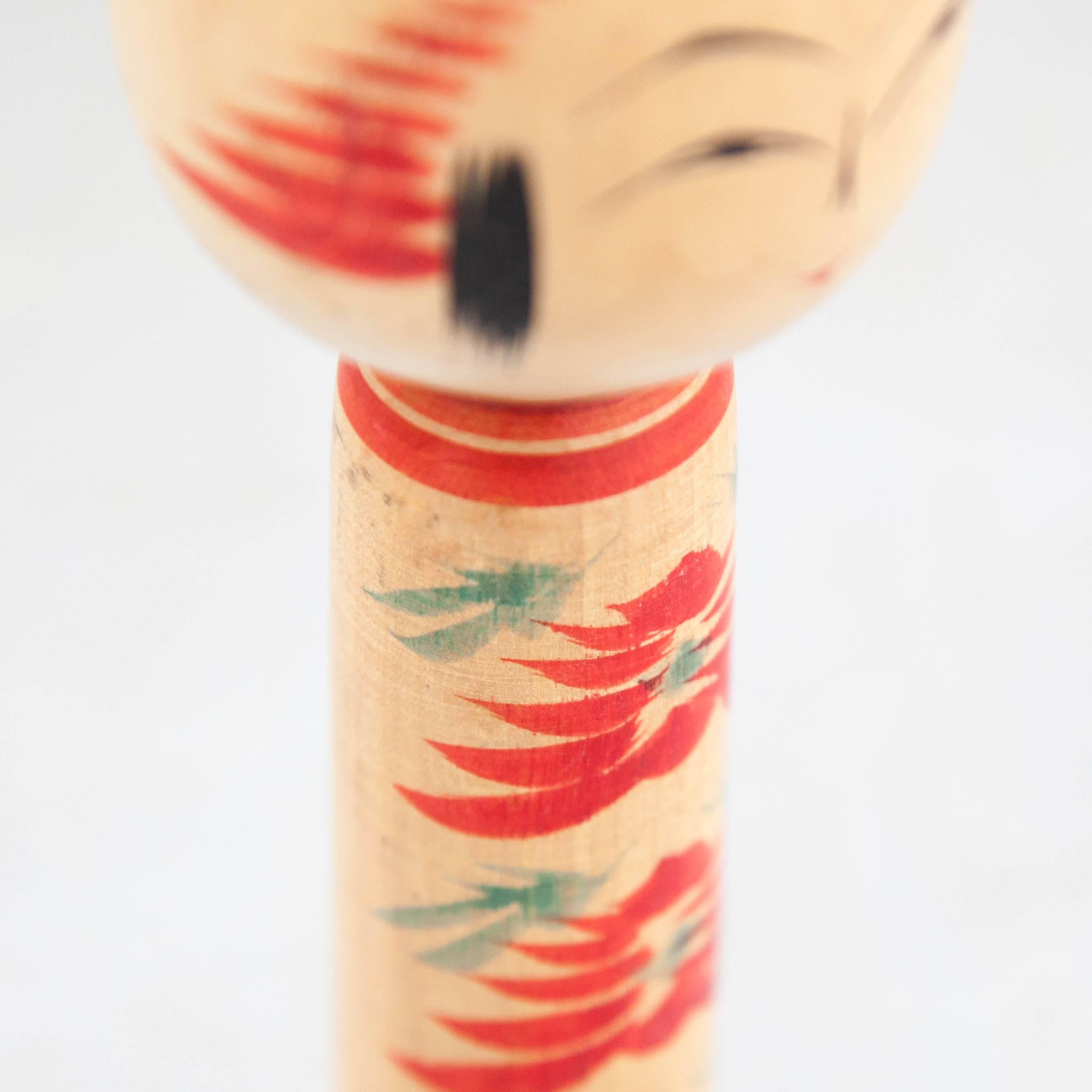 Japanese Sakunami Kokeshi Doll