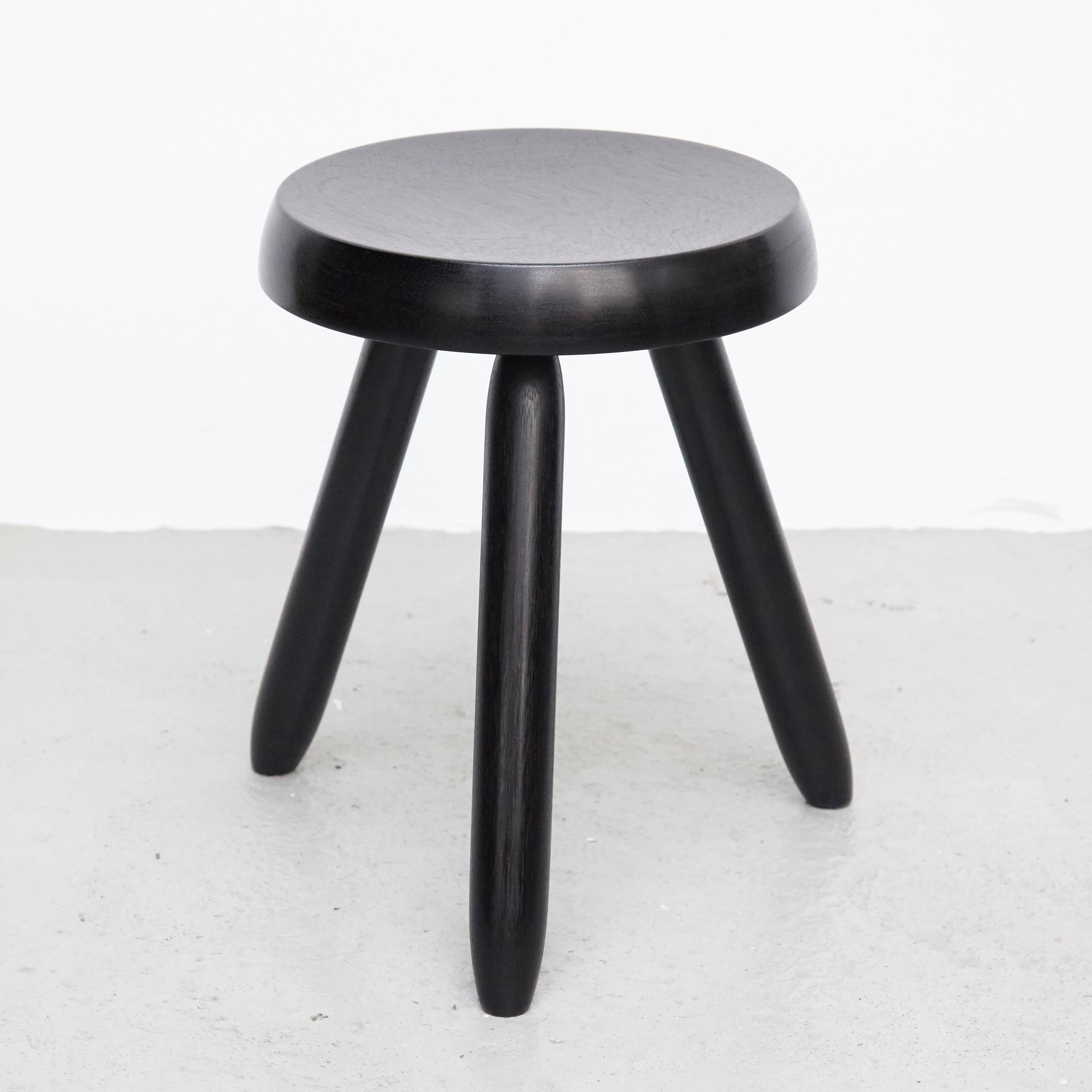 Set of Three Stools in the Style of Charlotte Perriand 1