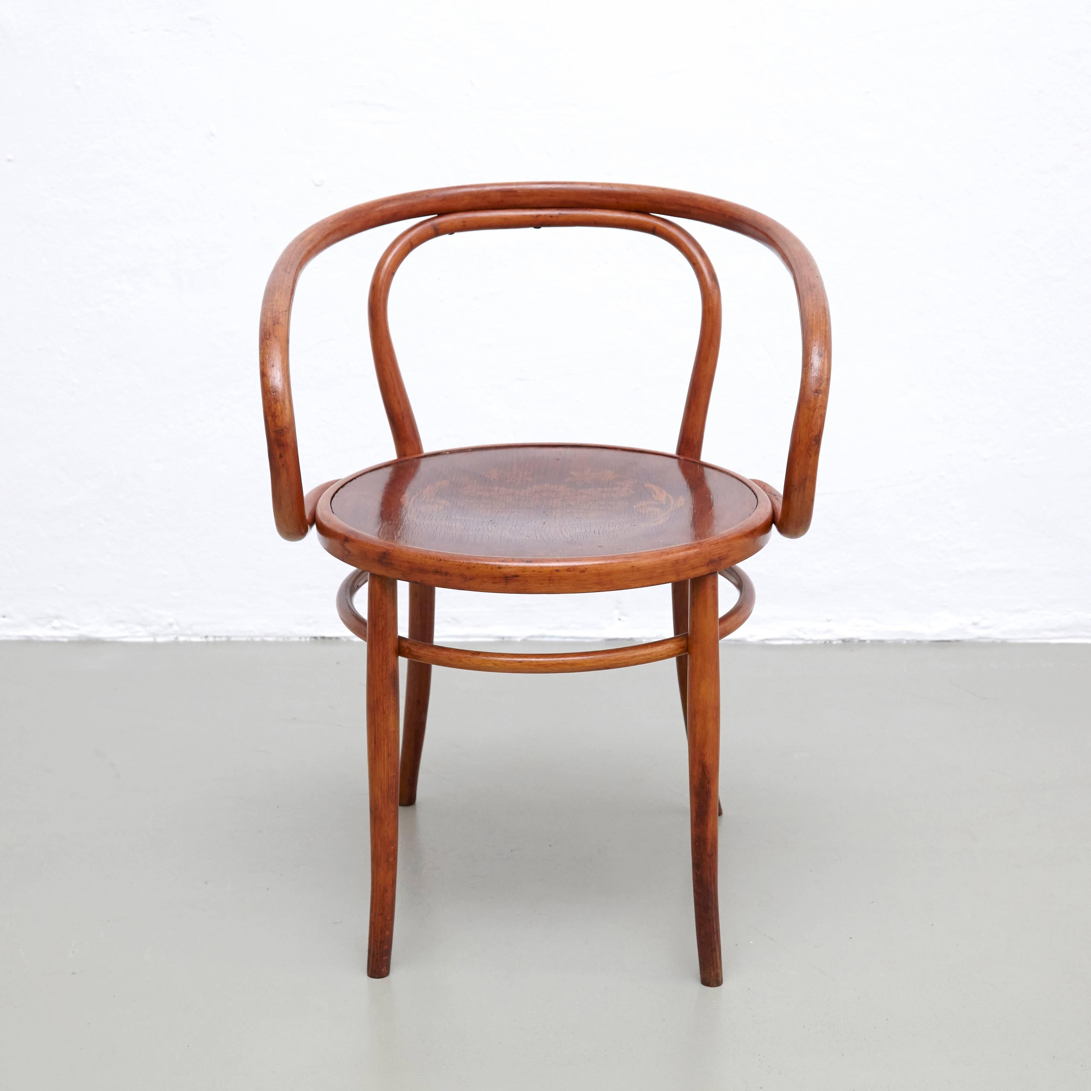 Bentwood Armchair designed by Horgen Glaris, circa 1920.

In original condition, with minor wear consistent with age and use, preserving a beautiful patina.

 