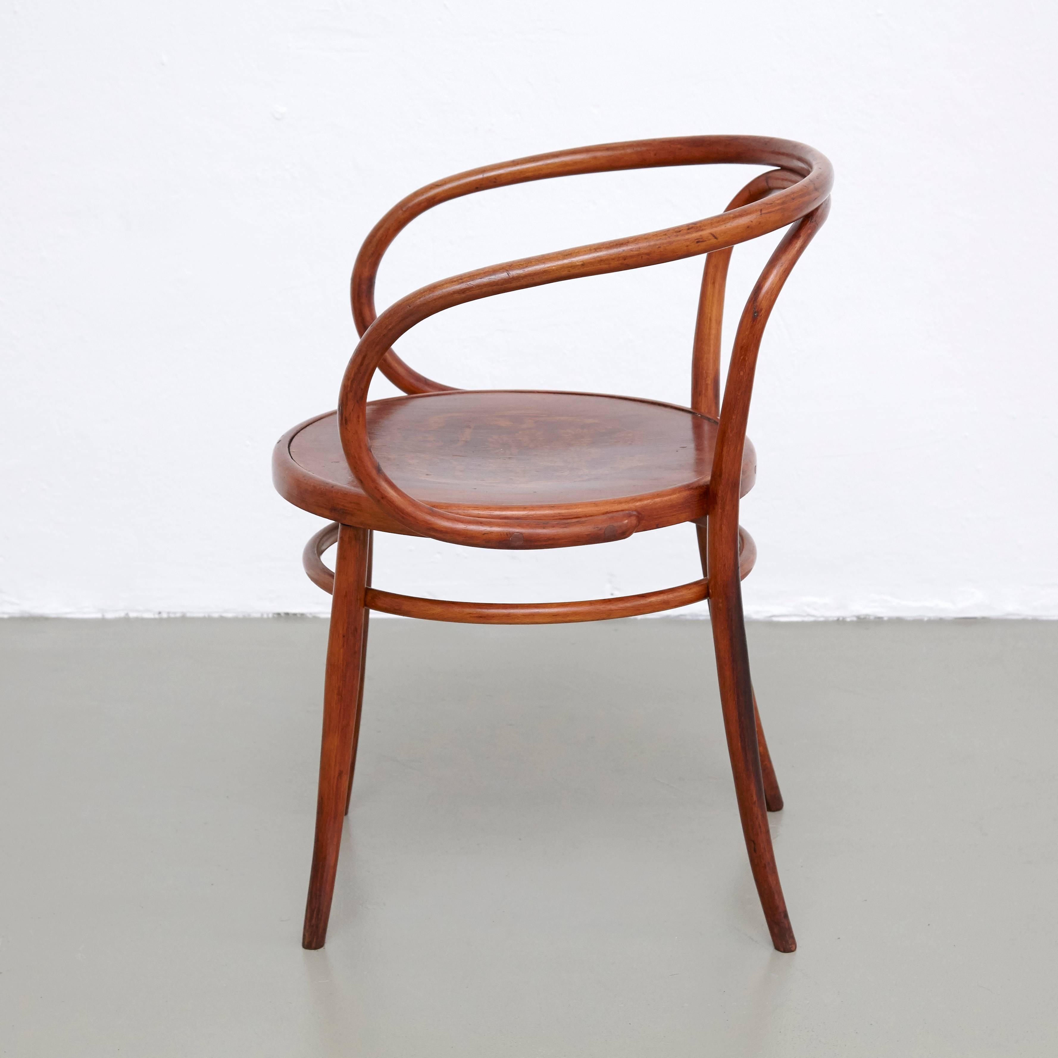 Mid-Century Modern Horgen Glaris Bentwood Armchair