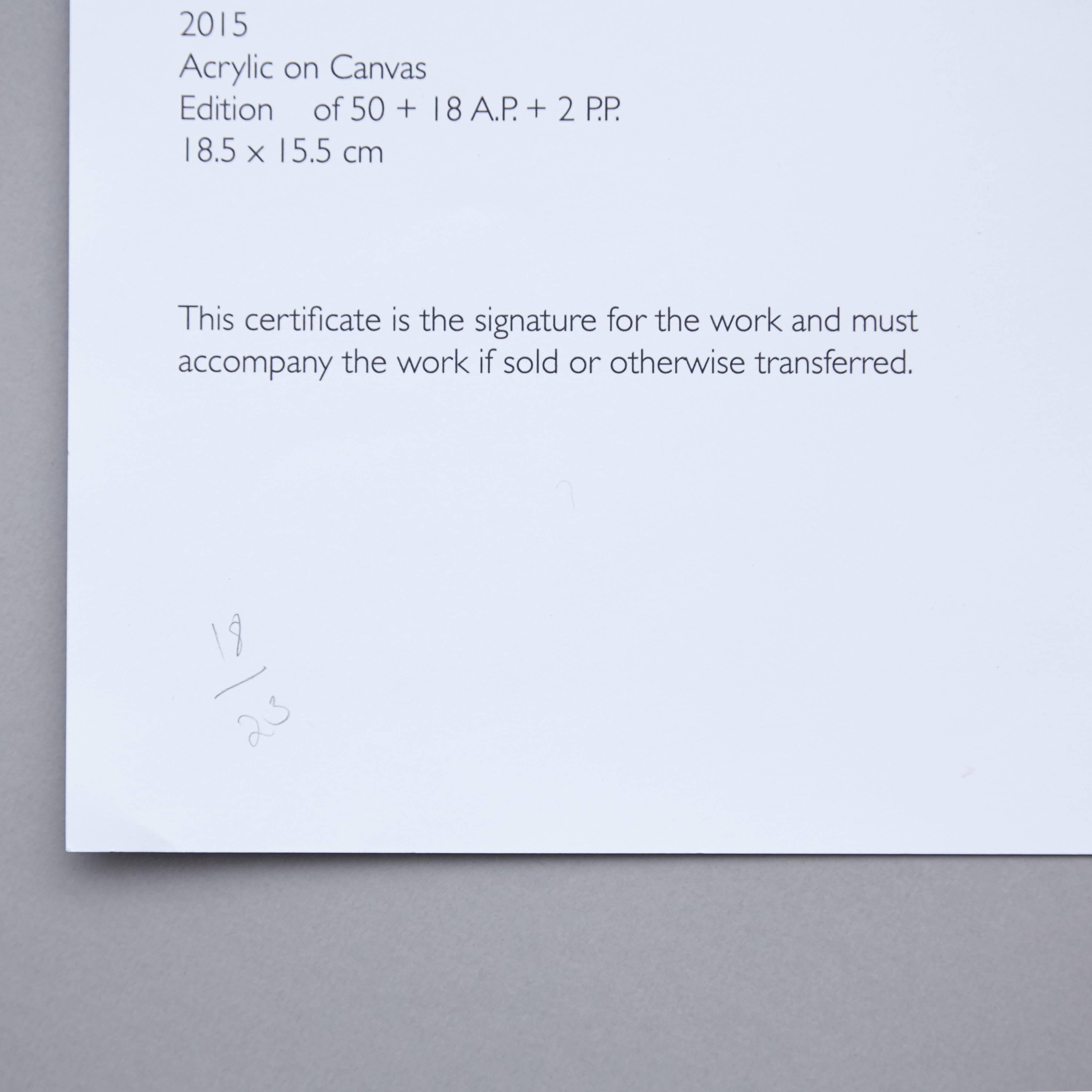 Angela de la Cruz Contemporary Artwork Canvas Pinch, 2015 3