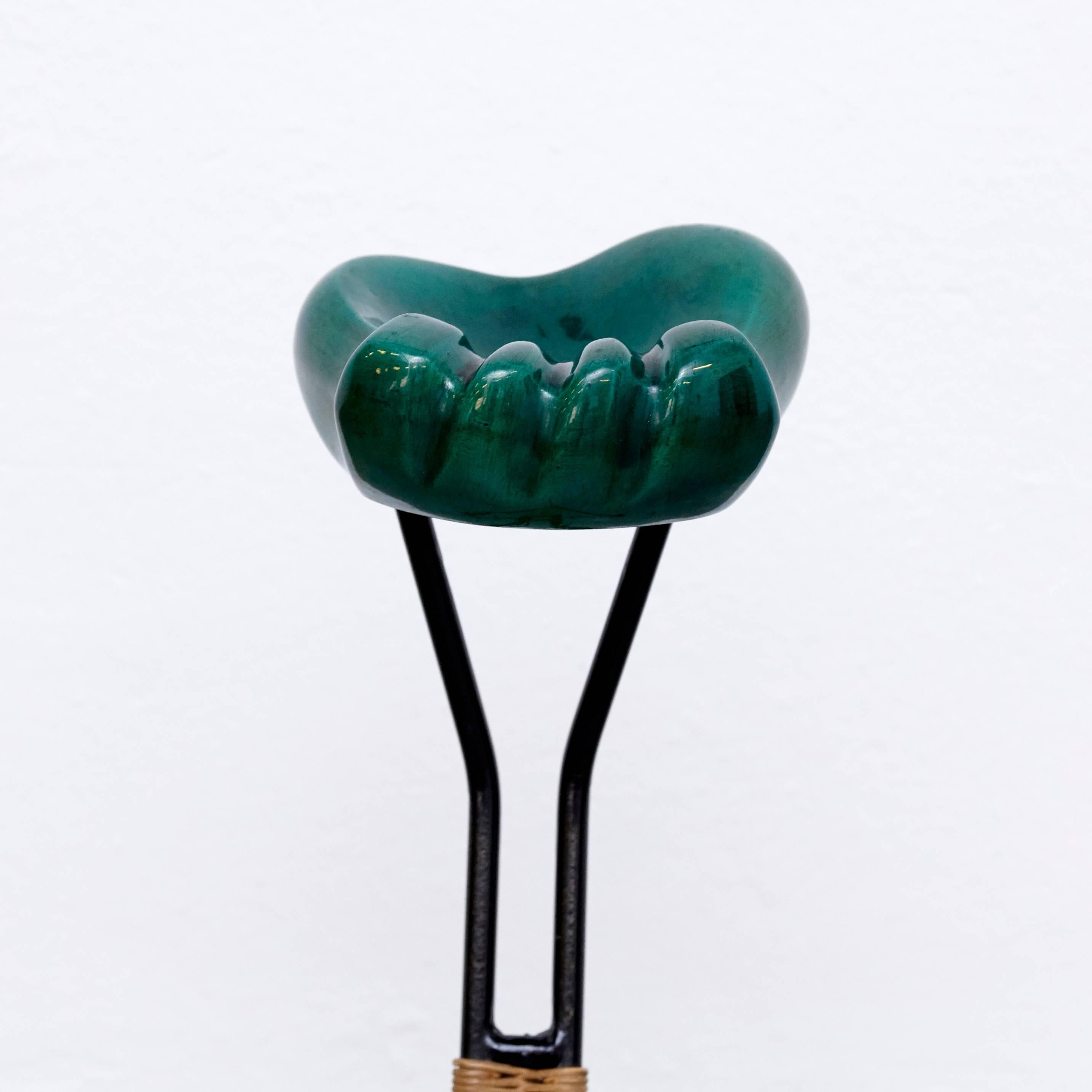 Georges Jouve and Mathieu Mategot Ashtray, circa 1950 In Good Condition In Barcelona, Barcelona