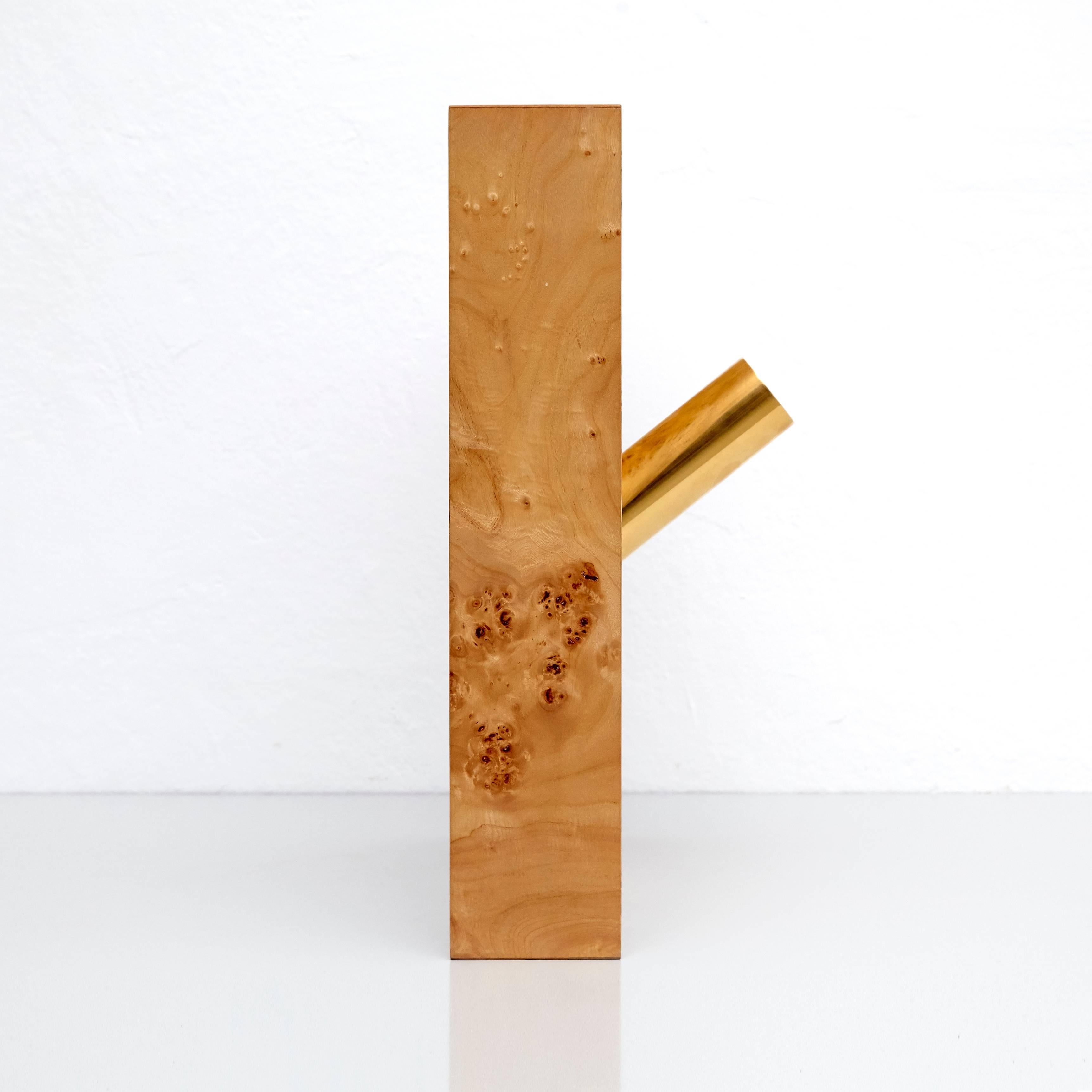 Twenty-Seven Woods for a Chinese Artificial Flower Vase V by Ettore Sottsass In Good Condition In Barcelona, Barcelona