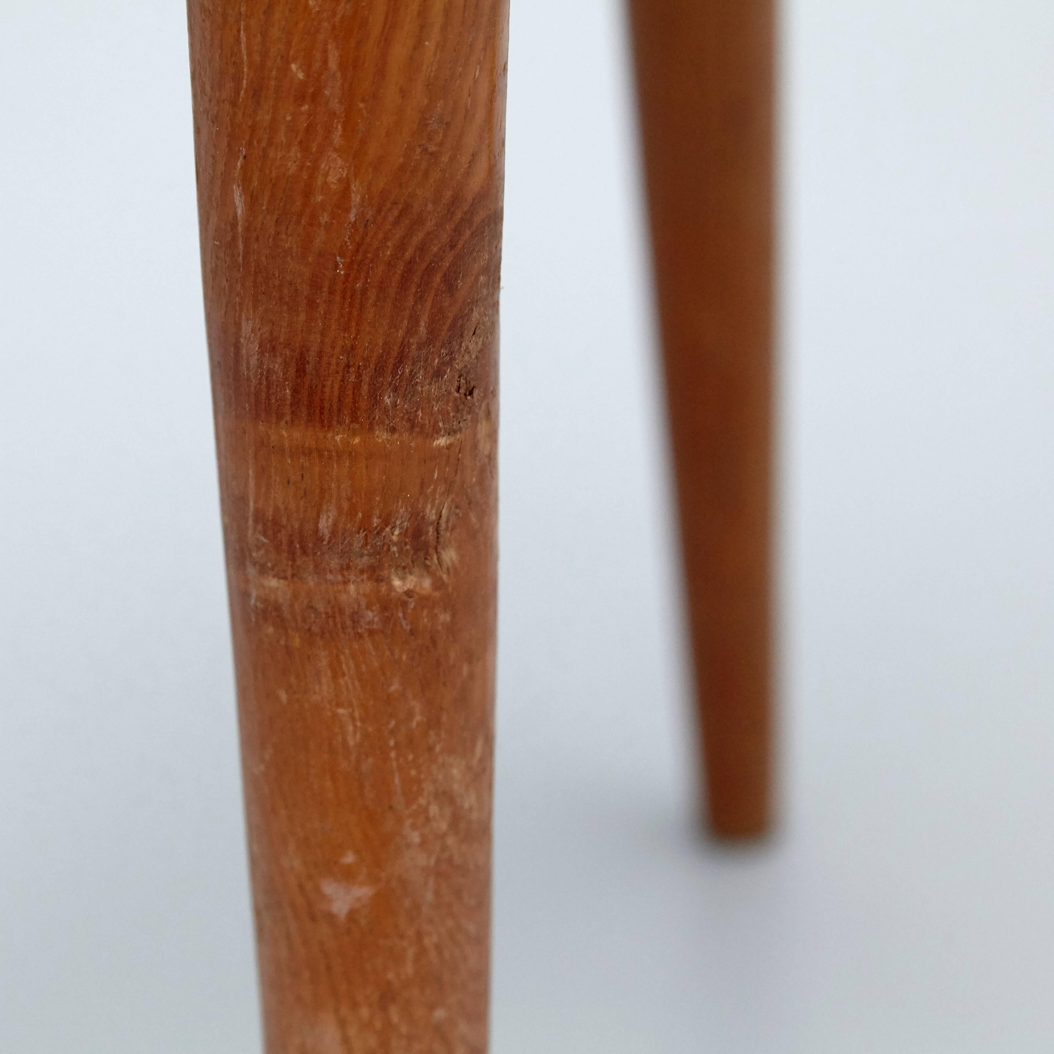 Wood Pierre Jeanneret & Charlotte Perriand Stool