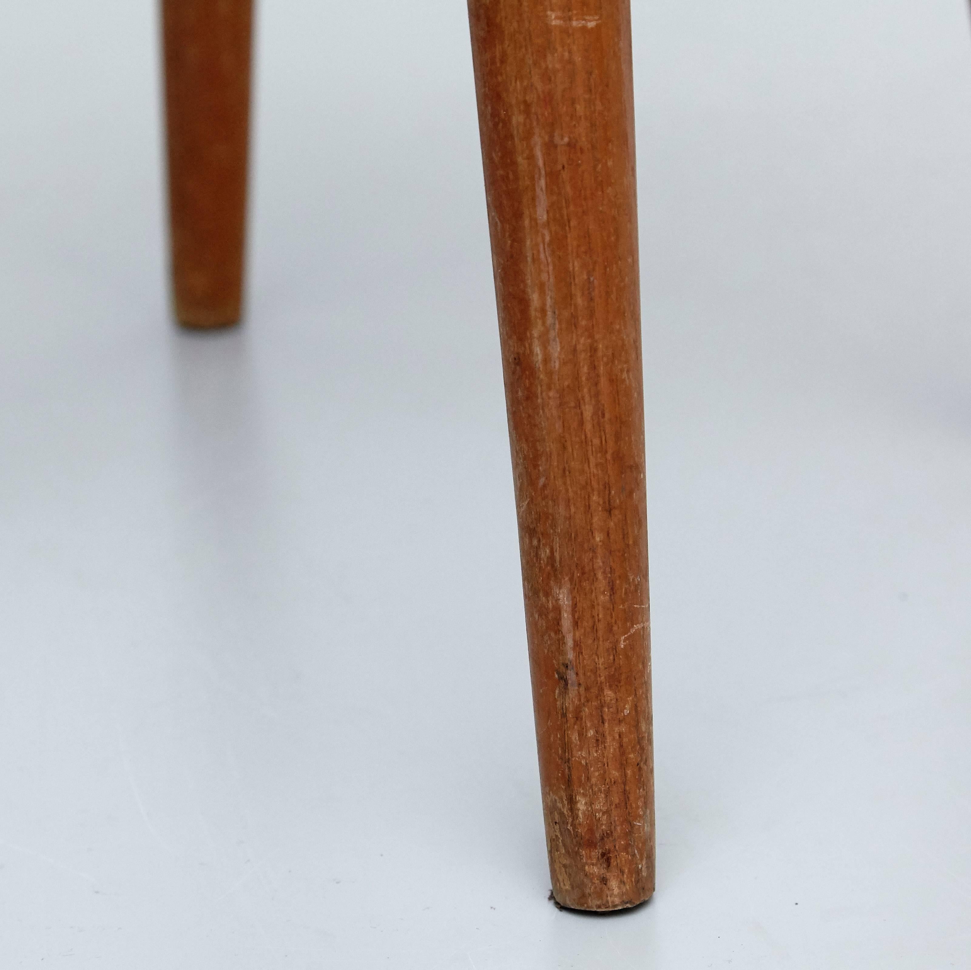 Pierre Jeanneret & Charlotte Perriand Stool 1