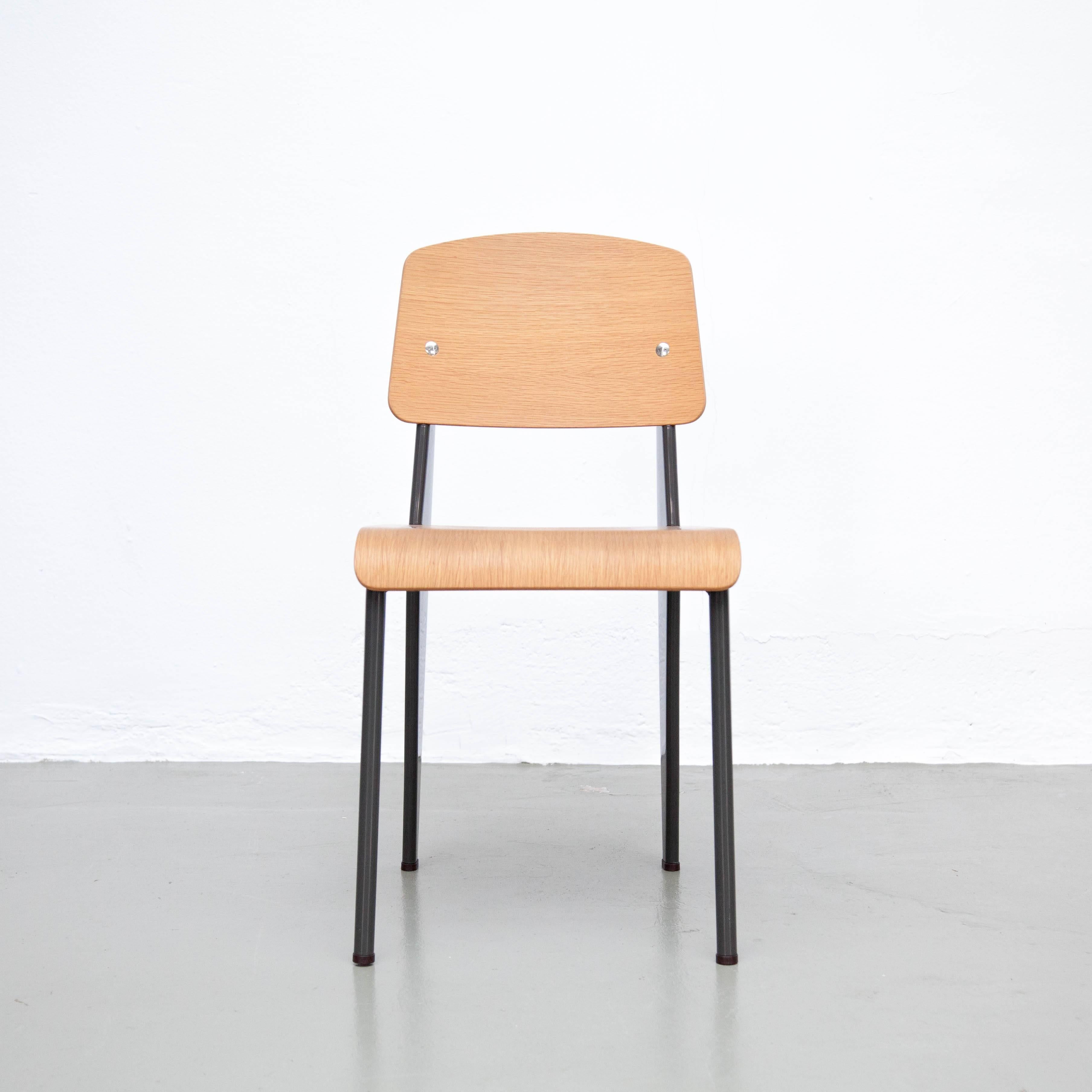 Jean Prouve Limited Edition Standard Chair by G-Star for Vitra (Metall)