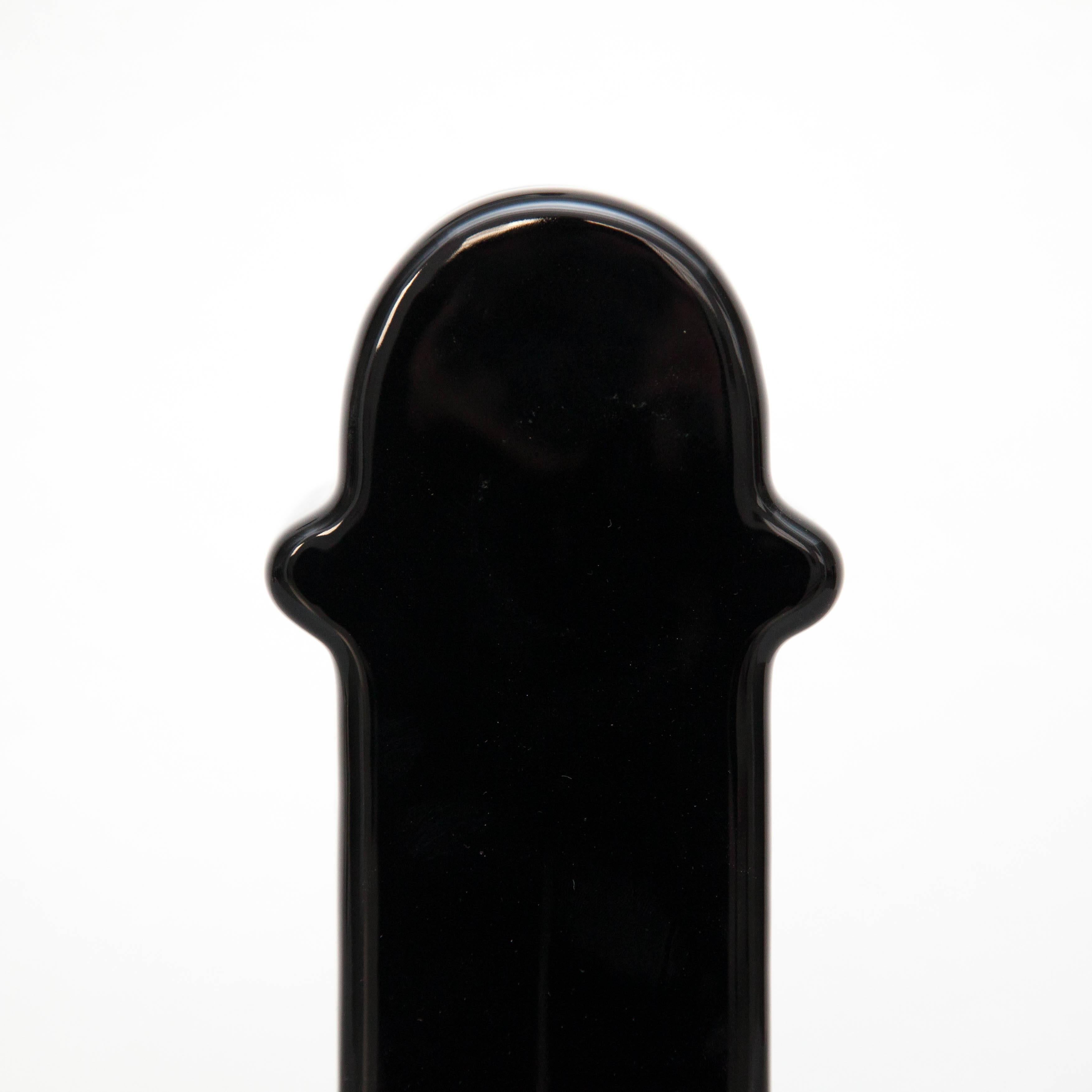 Céramique Ettore Sottsass Shiva édition limitée noire 74/100 en vente