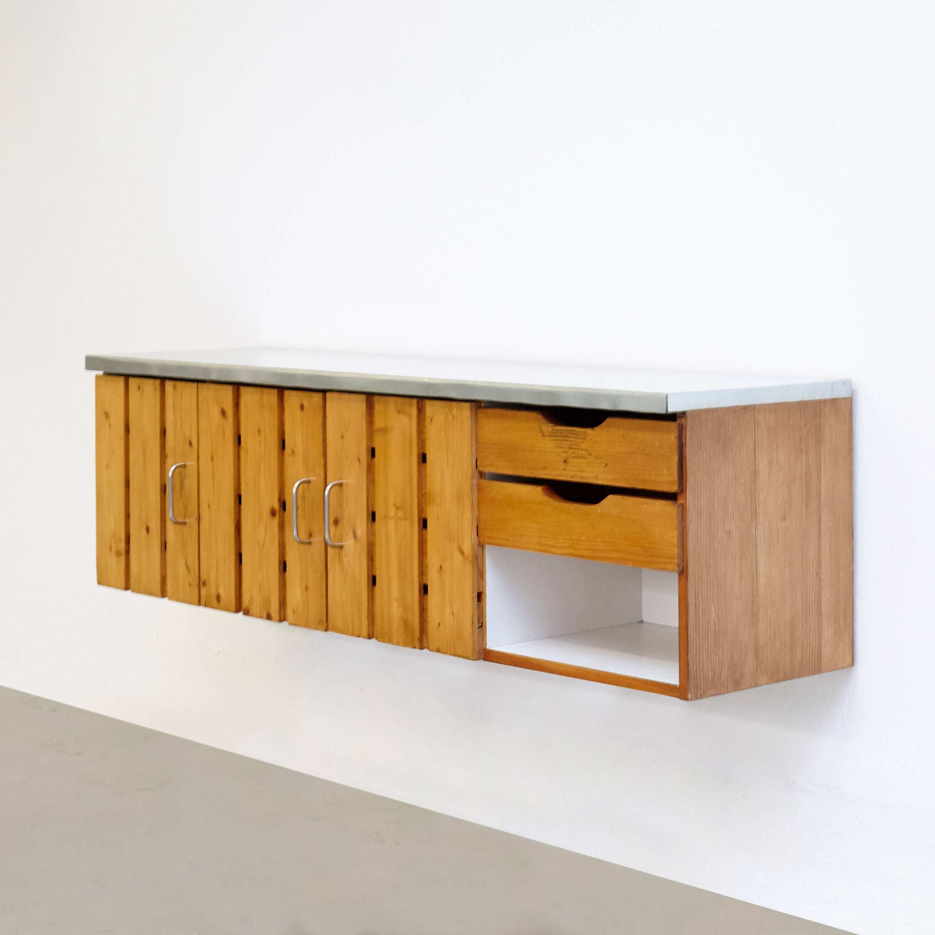 Mid-Century Modern Charlotte Perriand Sideboard for Les Arcs, circa 1960