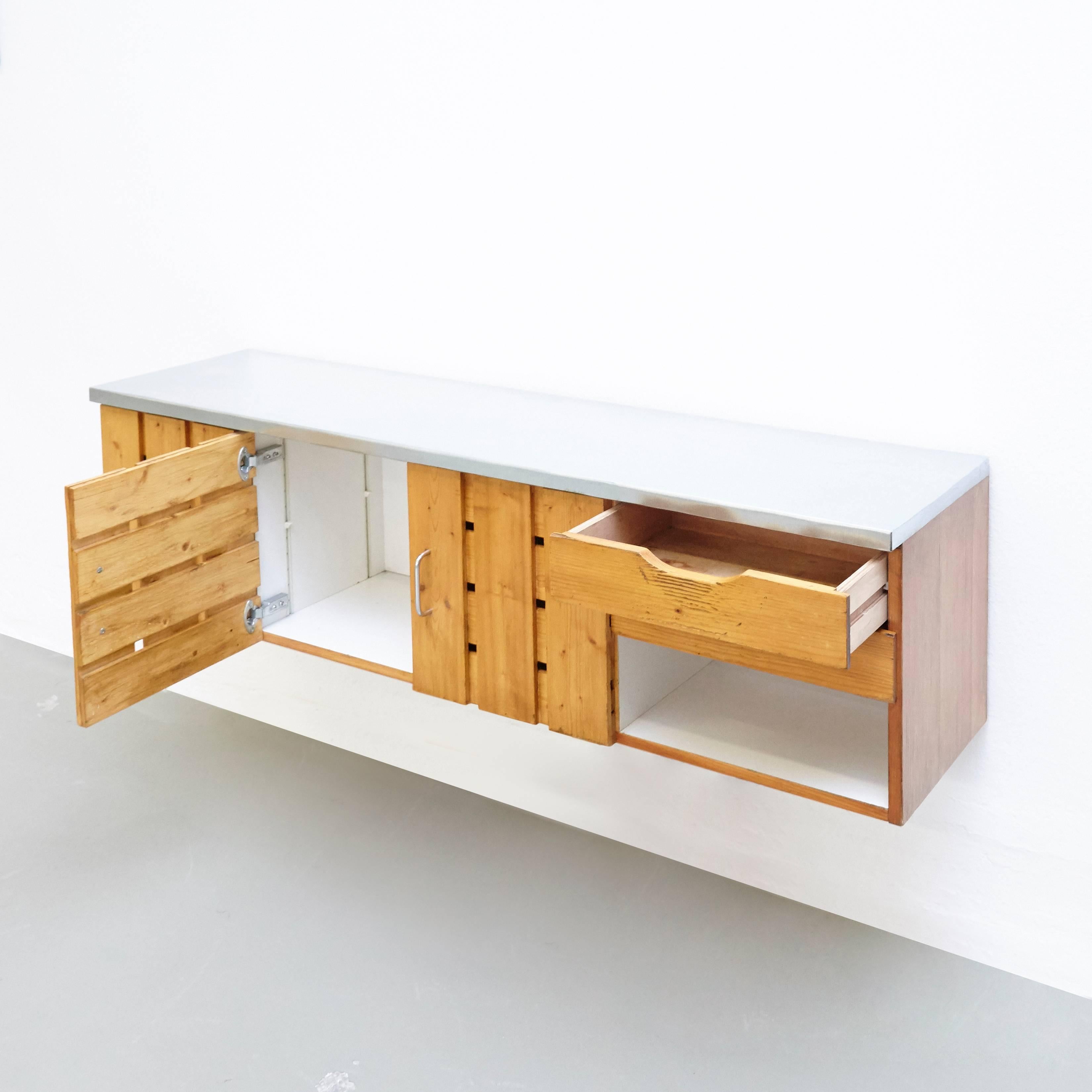 French Charlotte Perriand Sideboard for Les Arcs, circa 1960