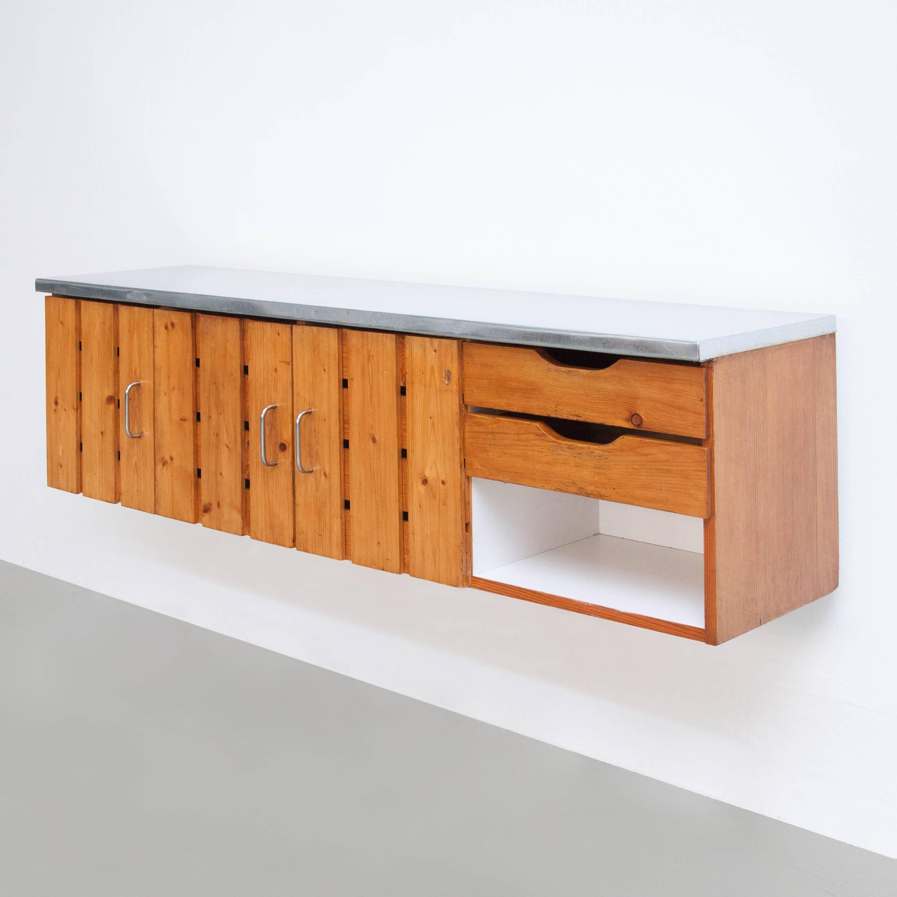 Mid-Century Modern Charlotte Perriand Sideboard for Les Arcs, circa 1960