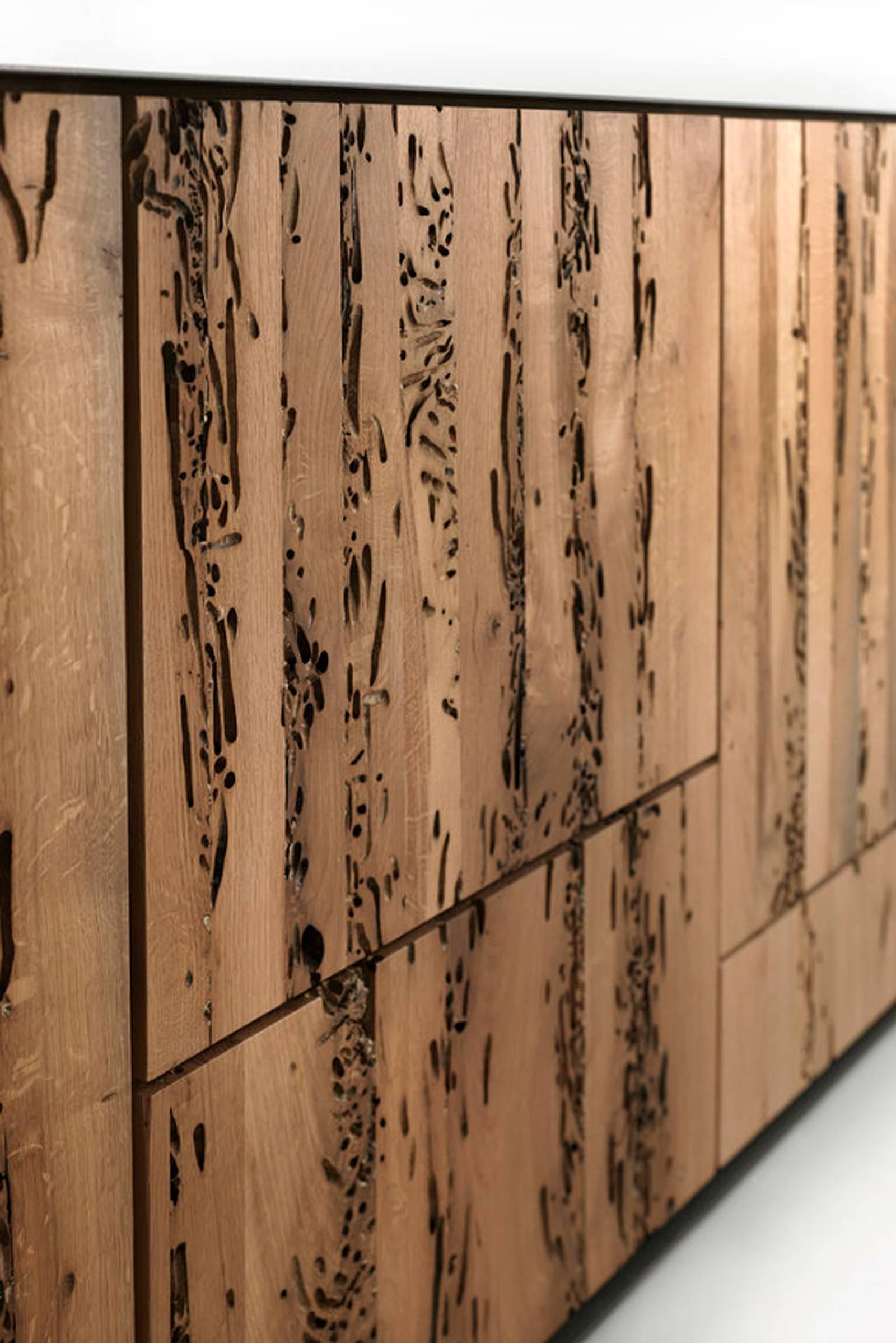 Modulares Sideboard aus massivem Eichenholz  im Zustand „Neu“ im Angebot in Paris, FR