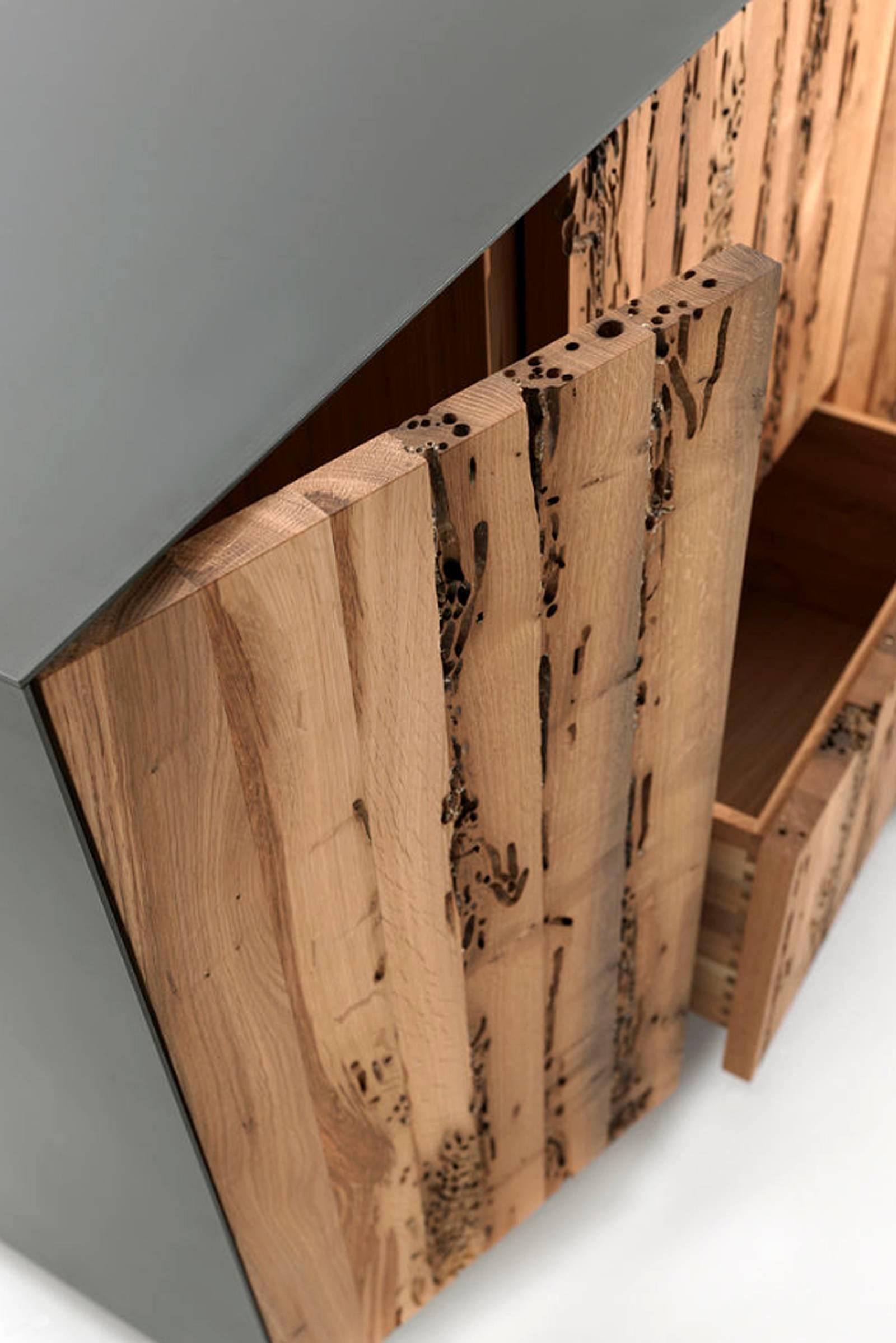 Modulares Sideboard aus massivem Eichenholz  (21. Jahrhundert und zeitgenössisch) im Angebot