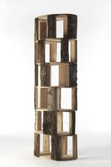 Venice Wood Bookshelves in Natural Solid Oak Wood