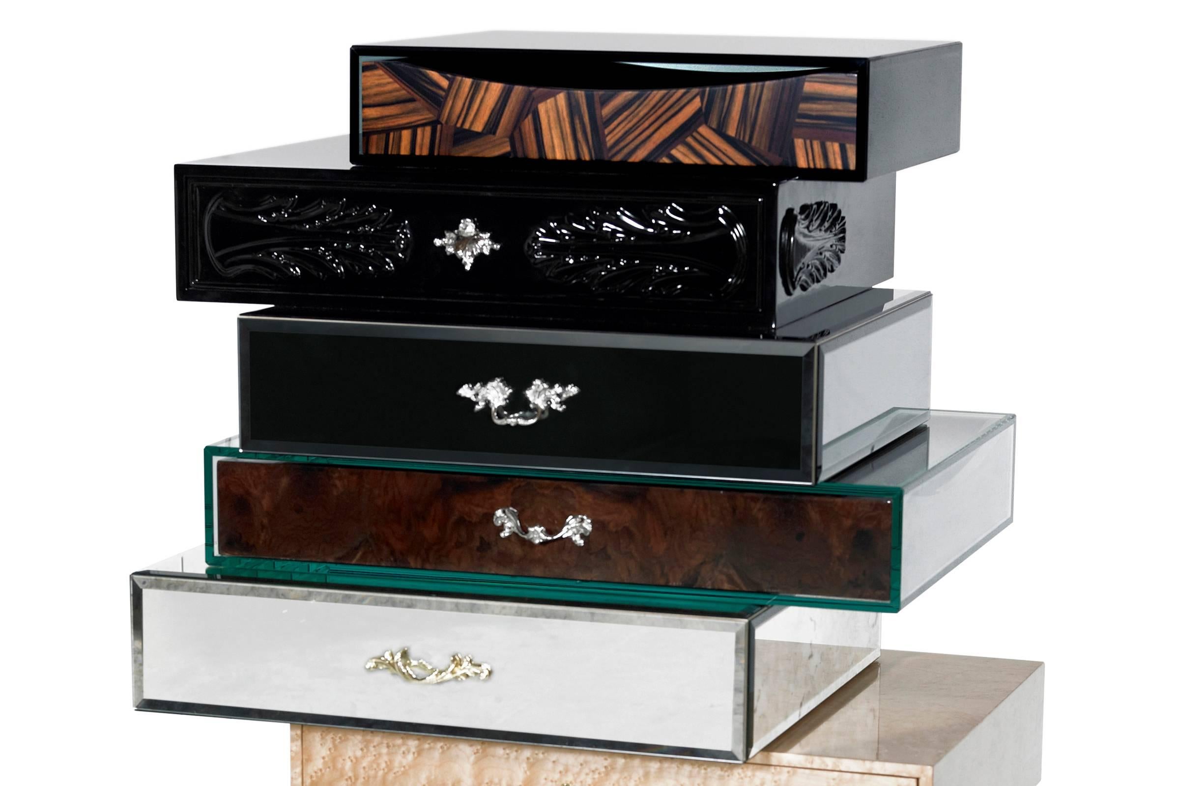 Portuguese Exceptional Drawers Limited Edition Rare Piece For Sale
