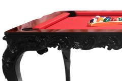 Champion Snooker Palisander Wood Dettagli Barocco