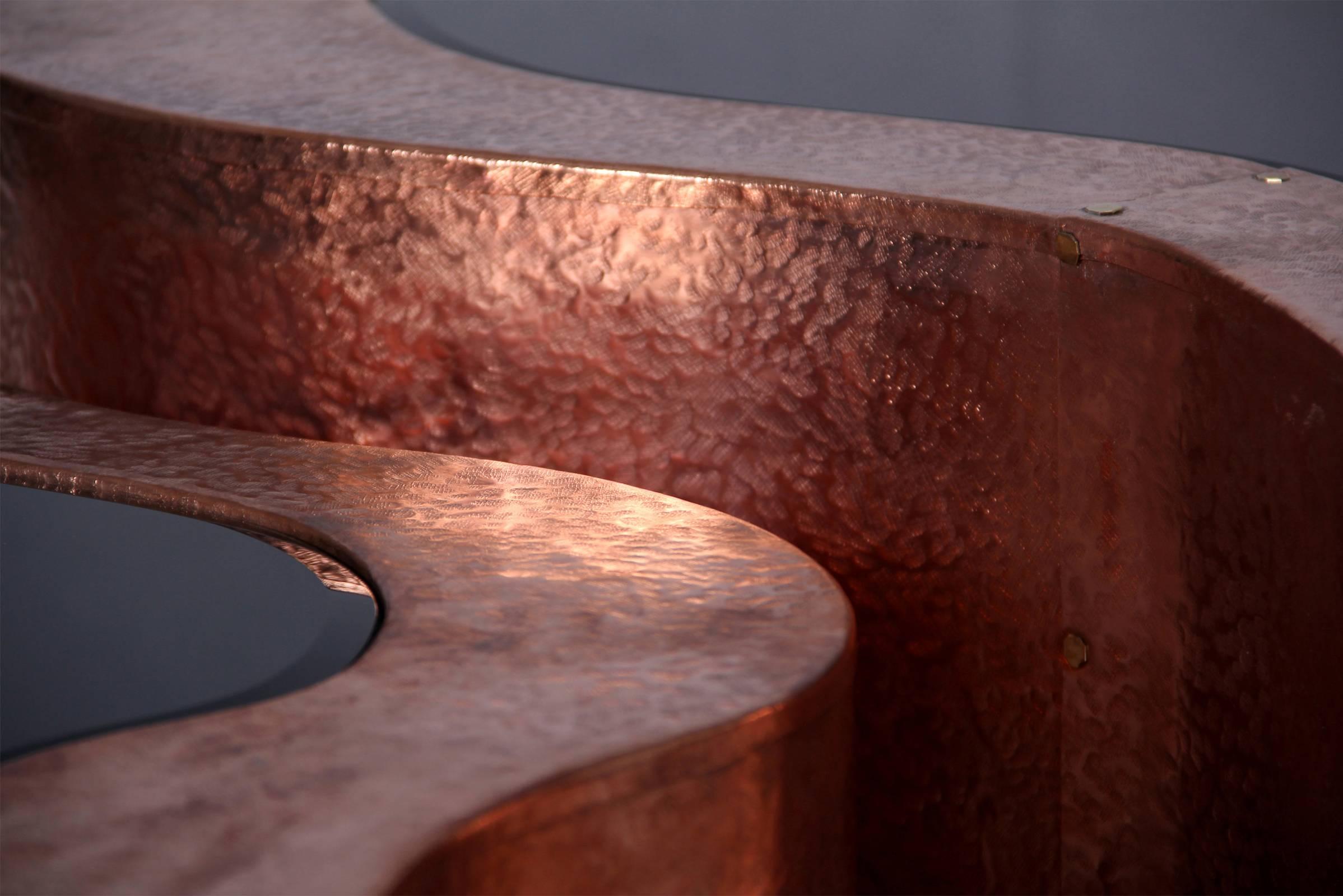coffee table copper