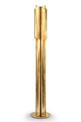 Brush Brass Floor Lamp