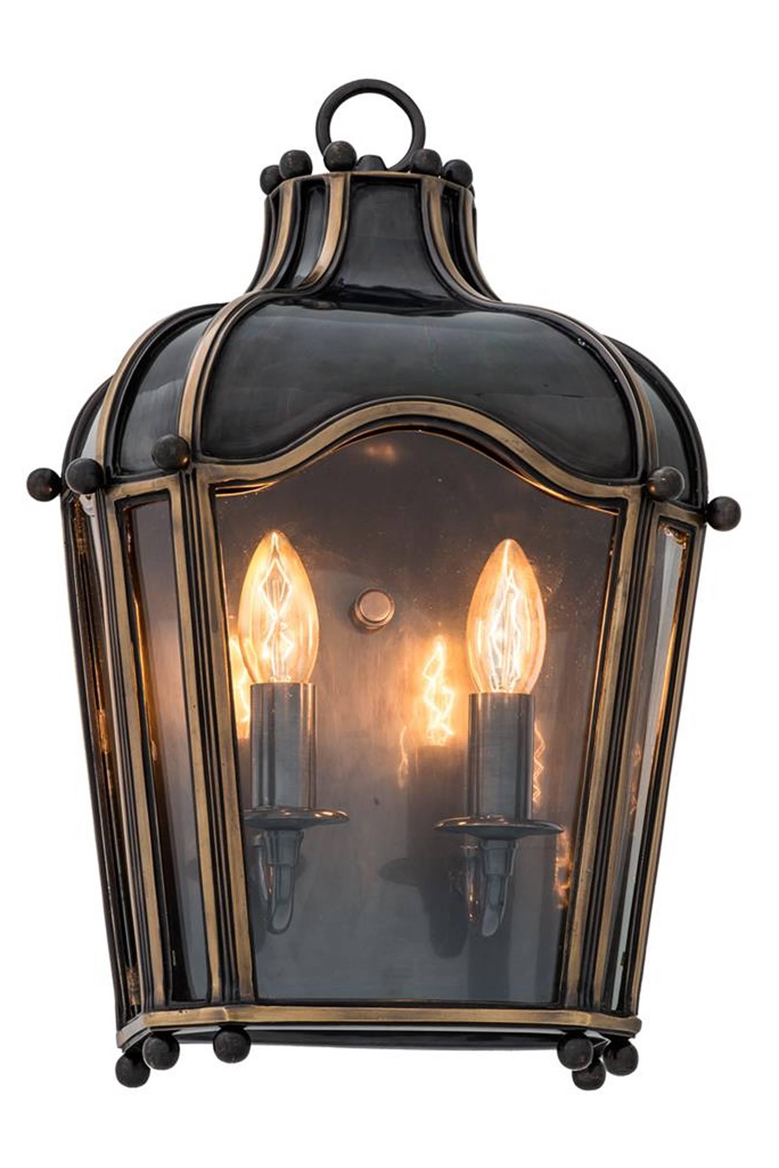 Paris Wall Lamp in Gunmetal Highlight Finish with Clear Glass 1