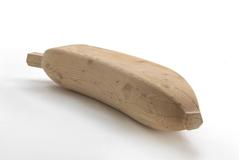 Banana Bench Carved in One Block of Cedar Wood