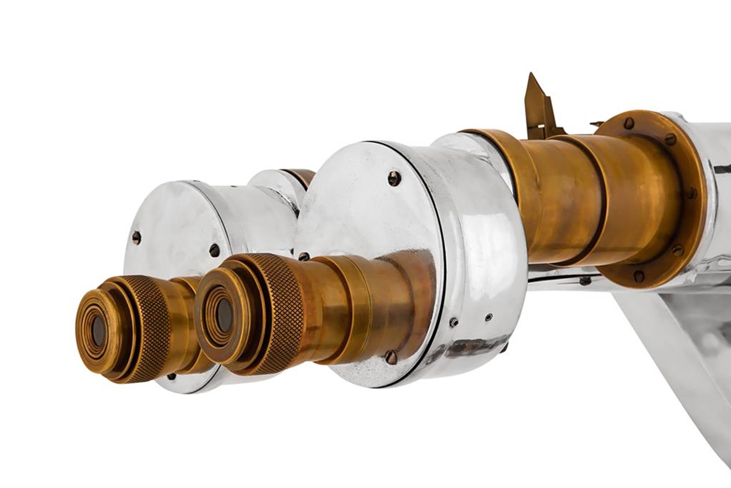 Polished Seals Binocular in Nickel and Brass Finish High Quality