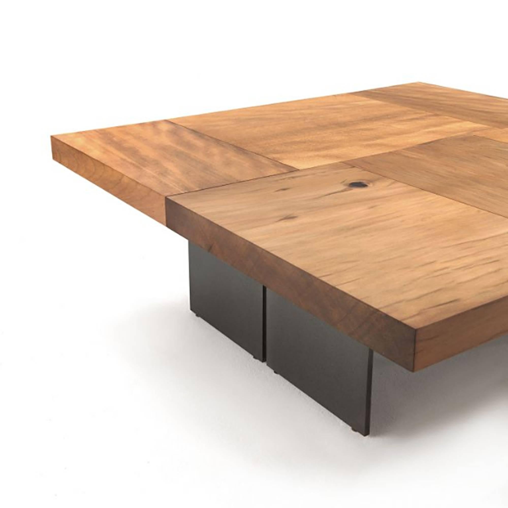 Contemporary Kauri Wood Coffee Table in Solid Kauri Wood For Sale