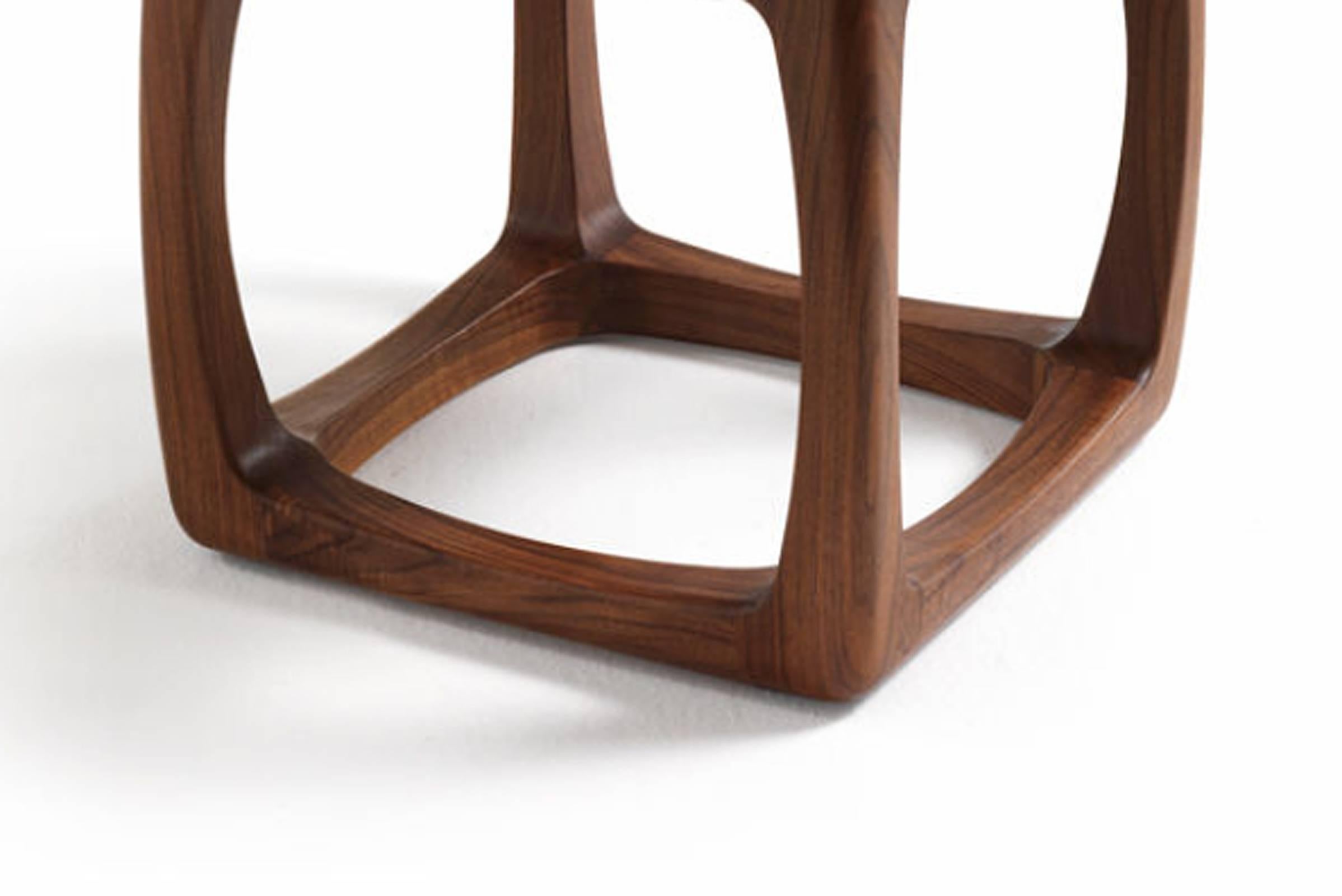 leather strap stool