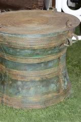 Rain Drum in Solid Bronze Exceptional Piece