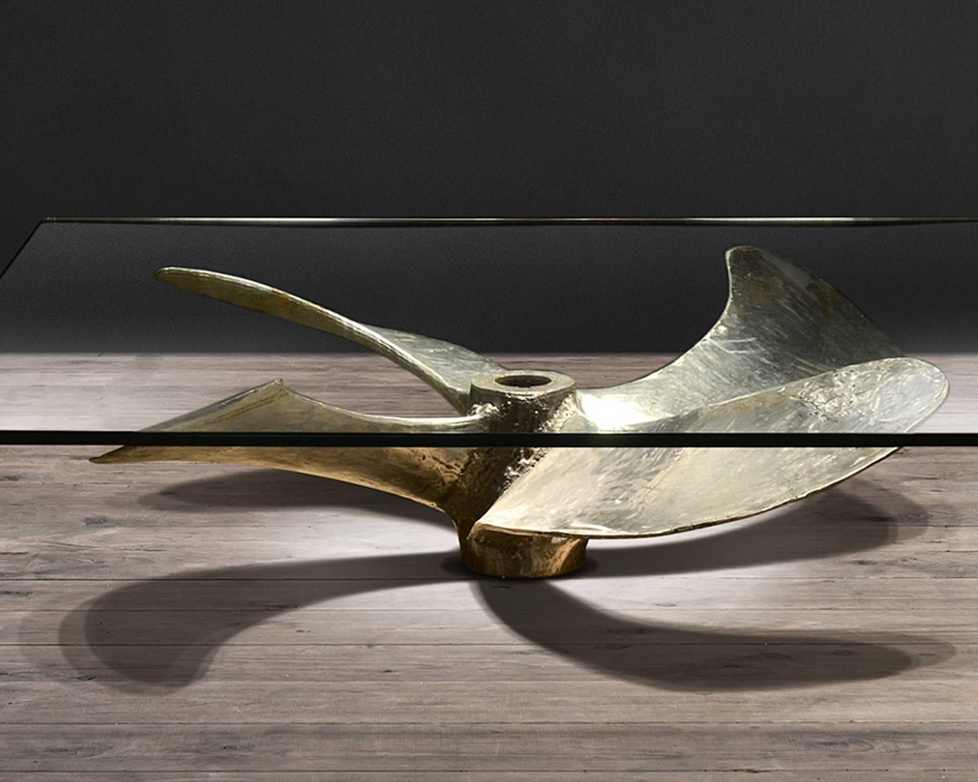 British Propeller Coffee Table Chinese Fishing Junks For Sale