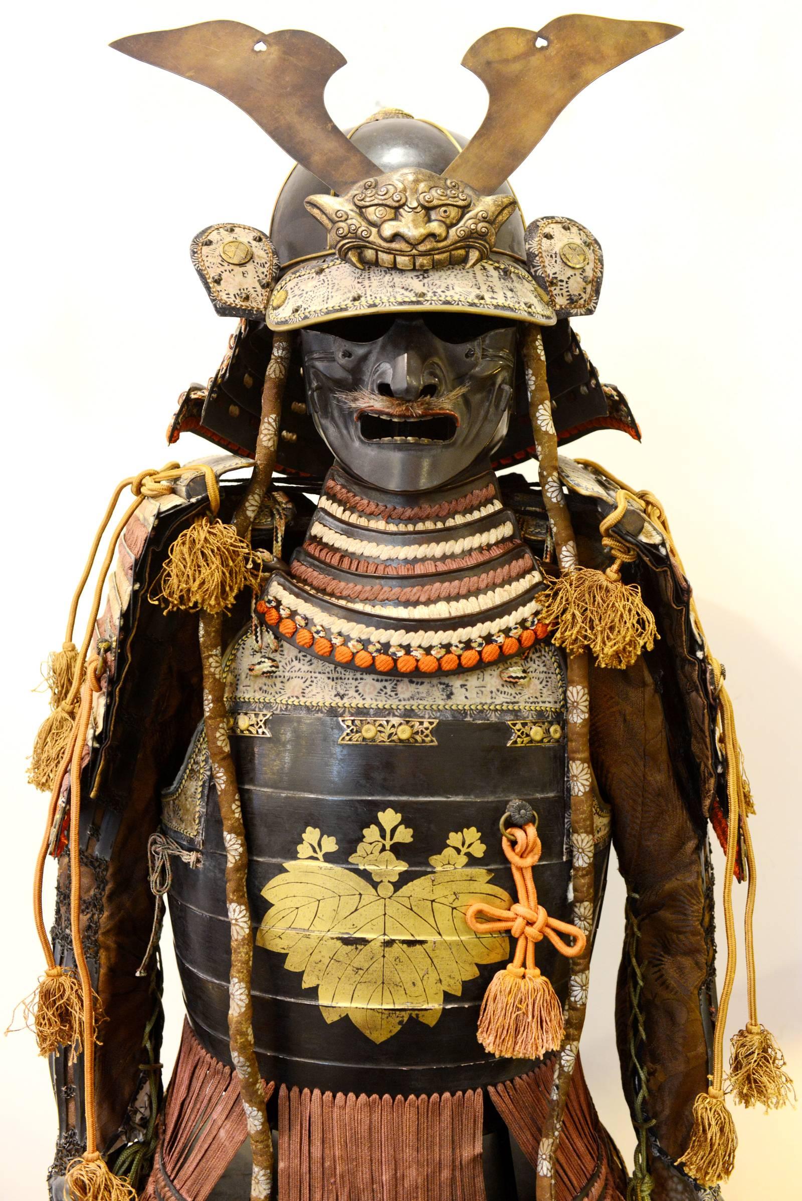 Japanese Samurai Armor Yoroï 1880 Hoso-Kawa Family