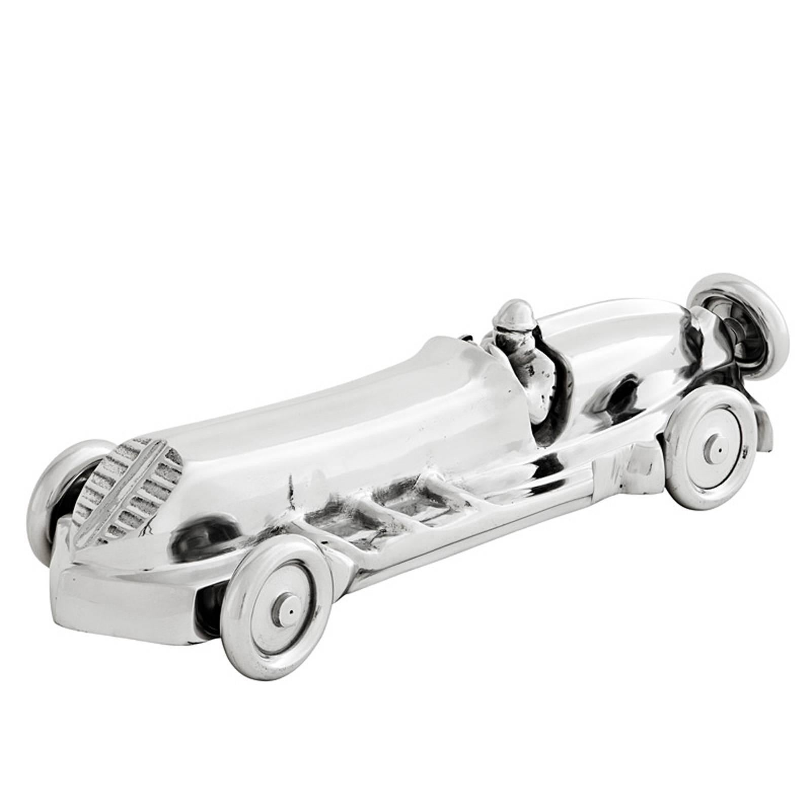 Belzoni, a Racing Car Sculpture, "Blue Lago" For Sale at 1stDibs