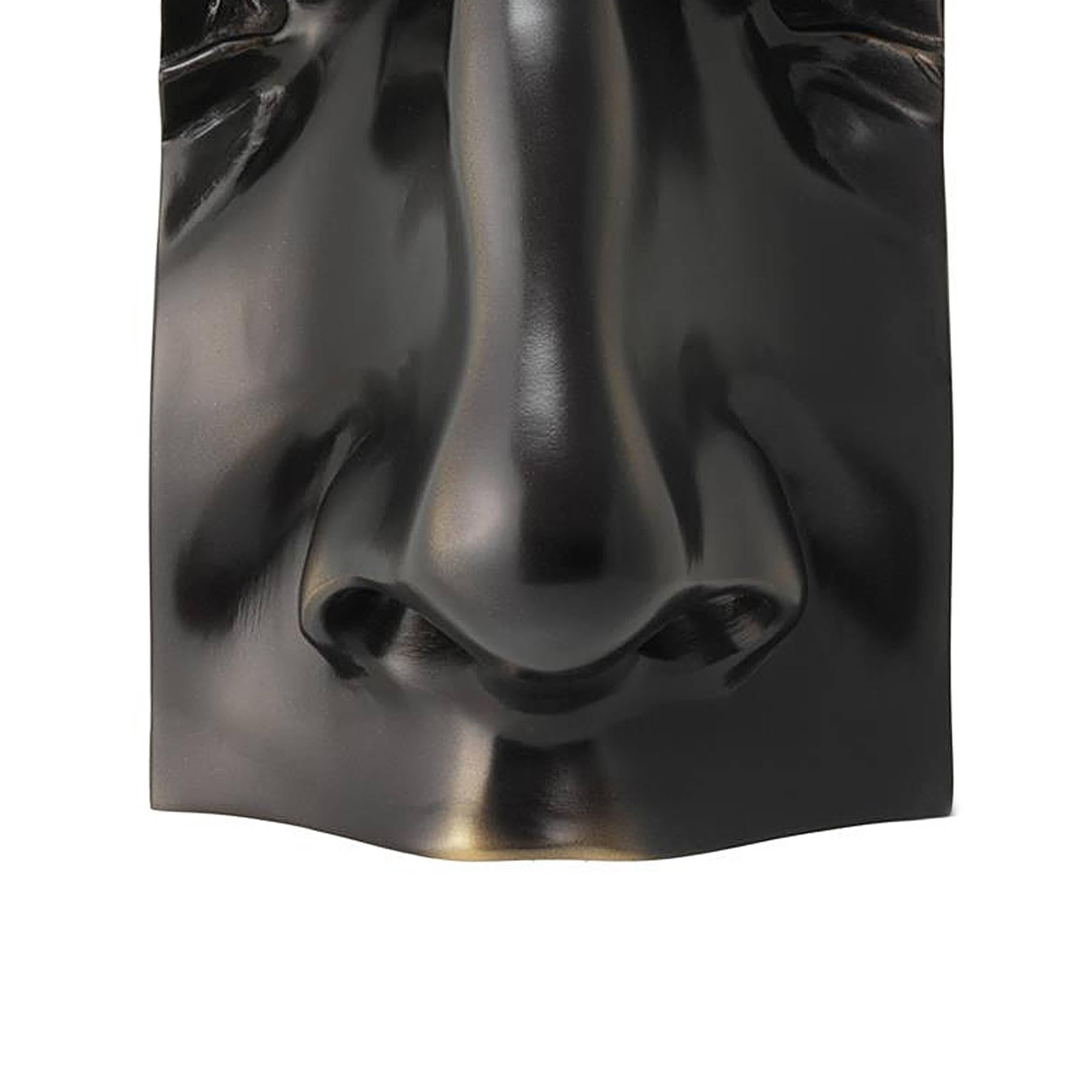 David Face Sculpture in Bronze In Excellent Condition In Paris, FR