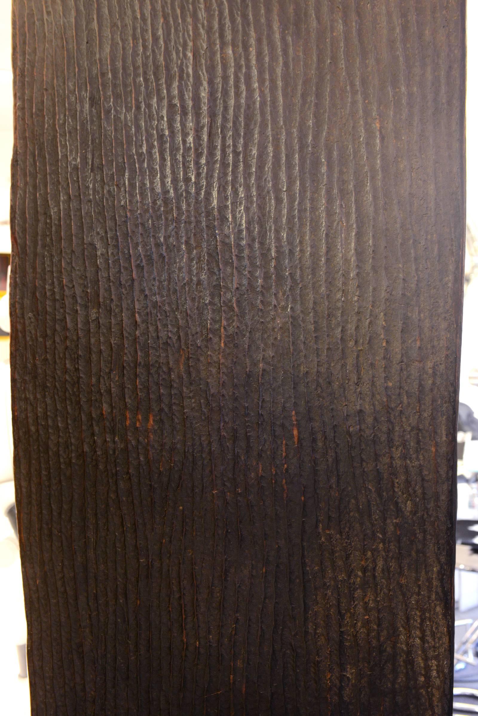 Hand-Carved Sleep Guardian or Kata Sergo Ethiopian TOTEM 2 in Solid Natural Cedar Wood For Sale