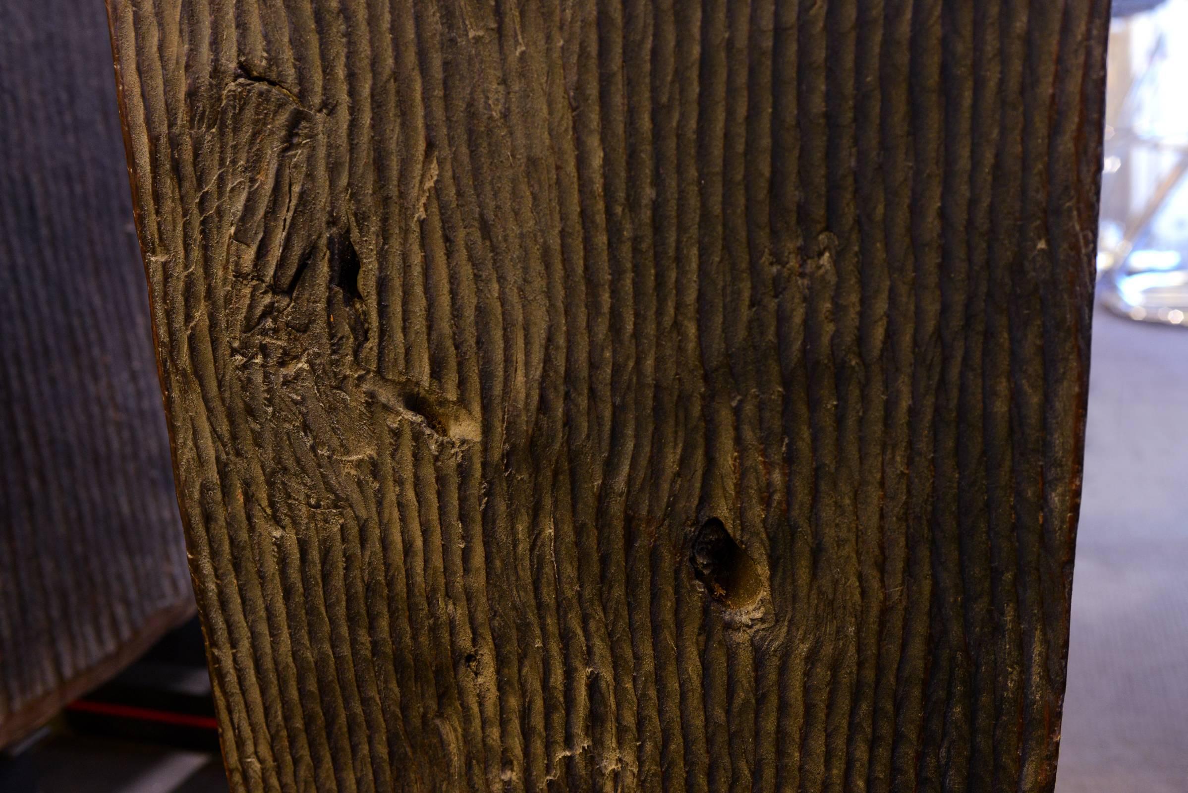 Bronzo Sleep Guardian o Kata Sergo Ethiopia TOTEM 1 in legno massiccio di cedro naturale in vendita