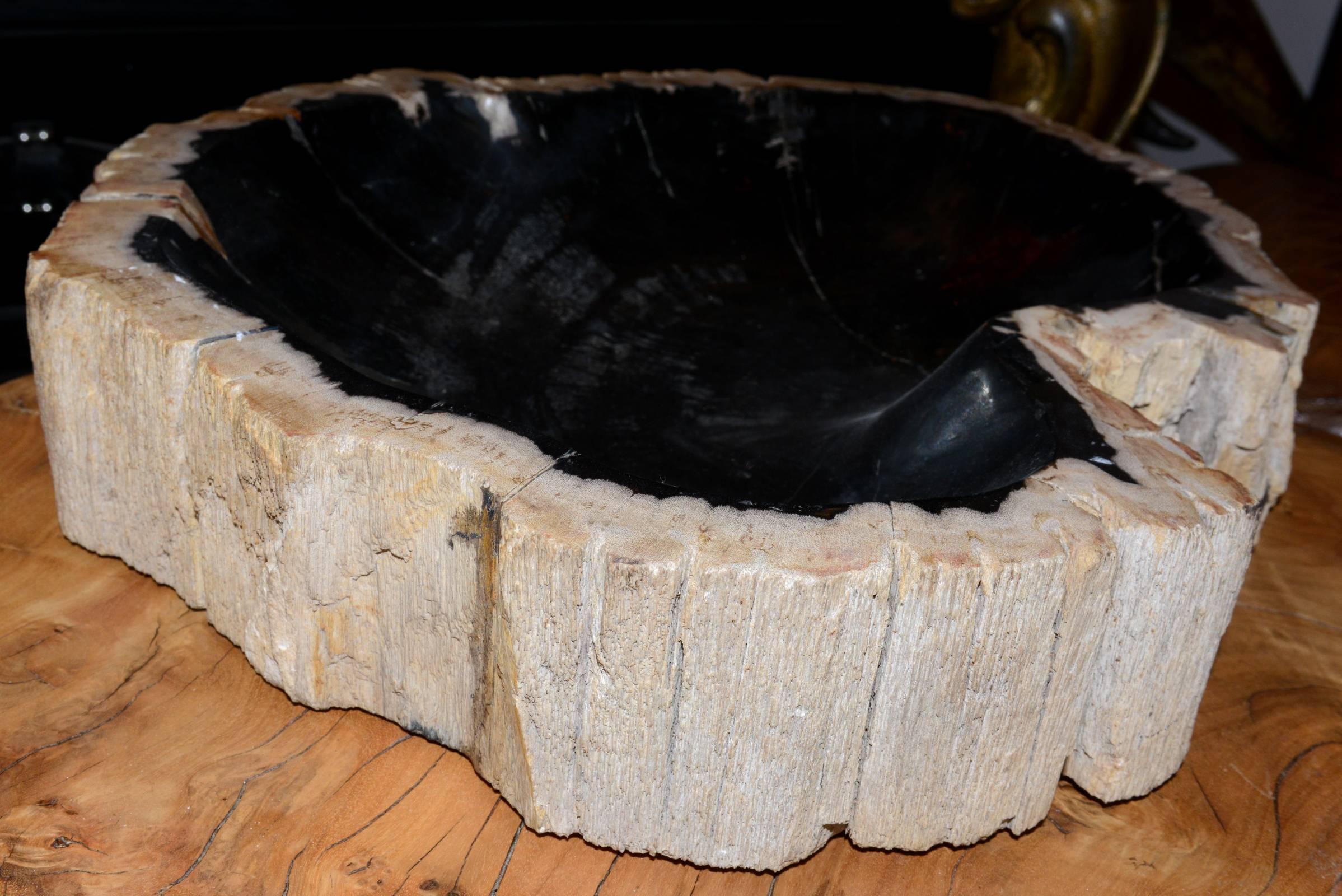 Ashtray in petrified wood A from Indonesia.
Authentic 15th century petrified wood.
Weight: 9kg.
Available now.
