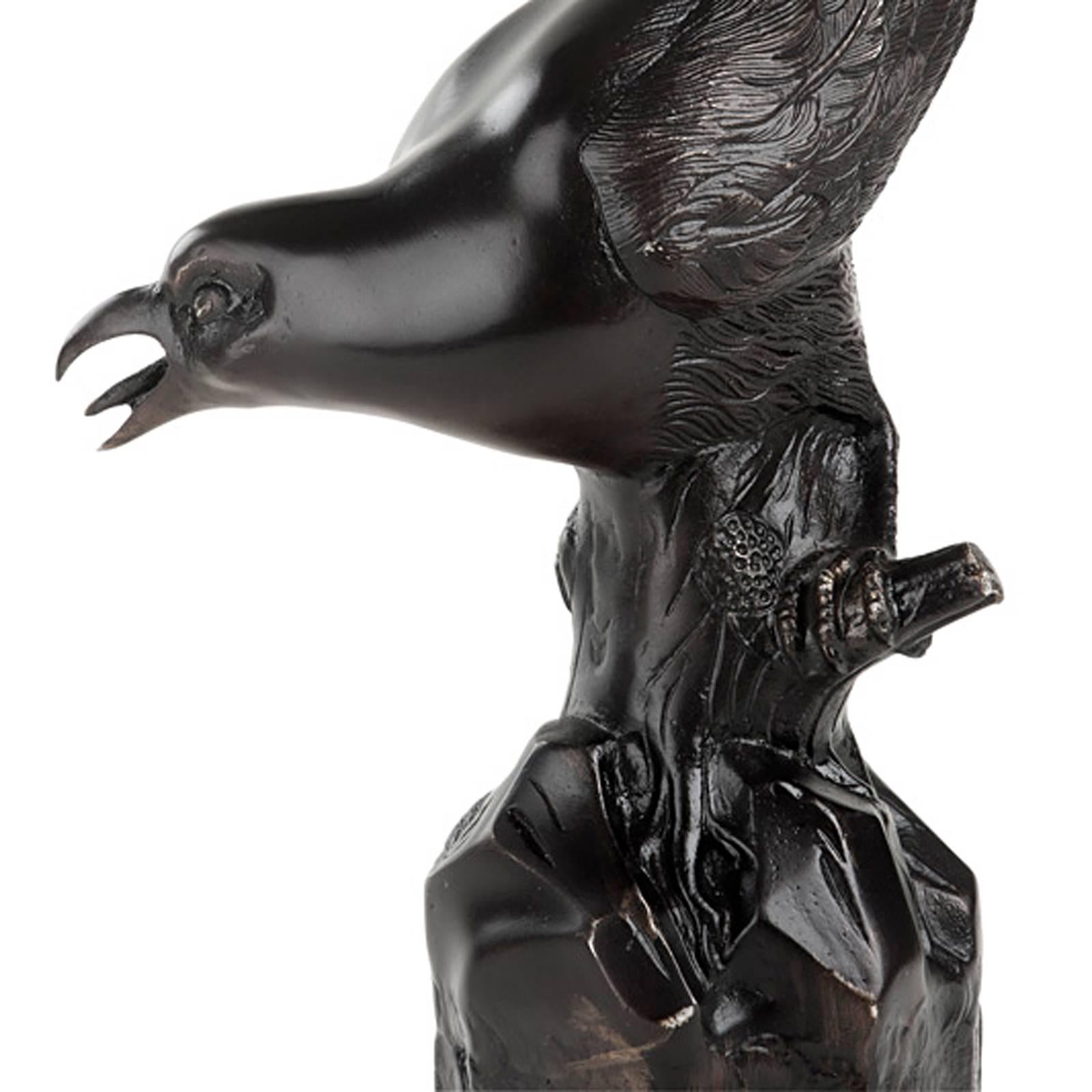 Birdy Set of Two Bookends in Bronze 2