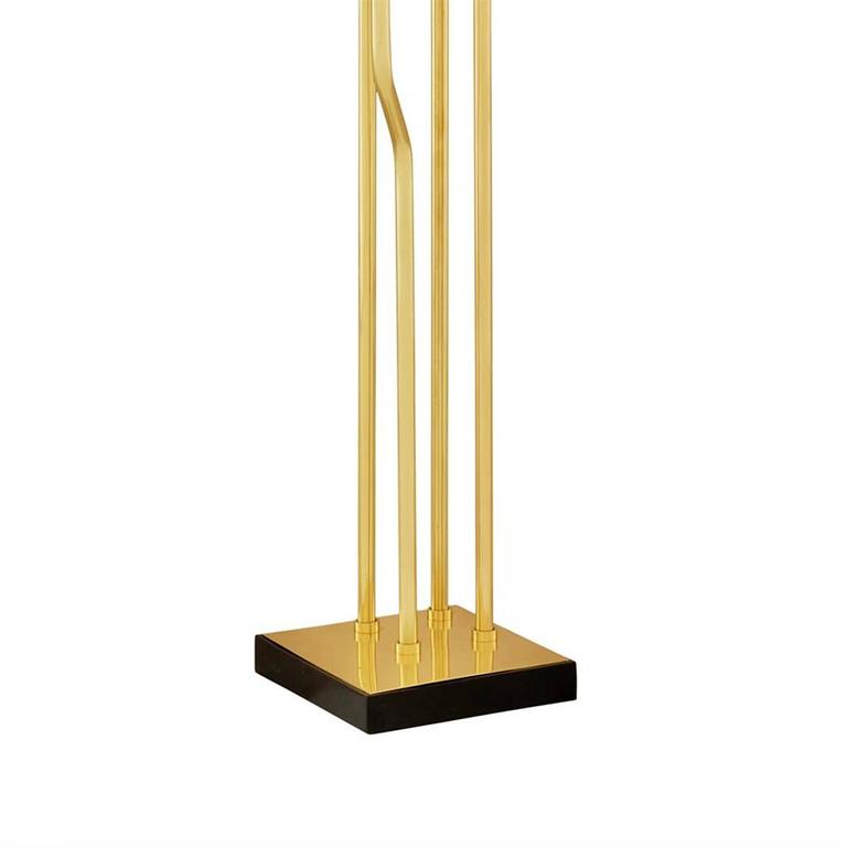 Sydney Floor Lamp in Polished Brass For Sale at 1stdibs