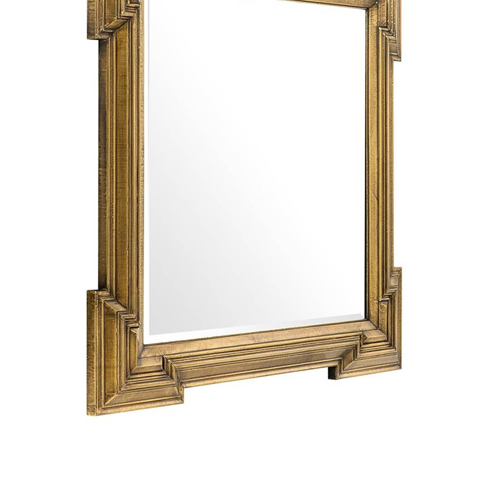 brass frame mirror