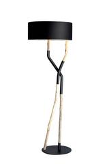 Lampadaire Driftwood en acier laqué noir ou blanc