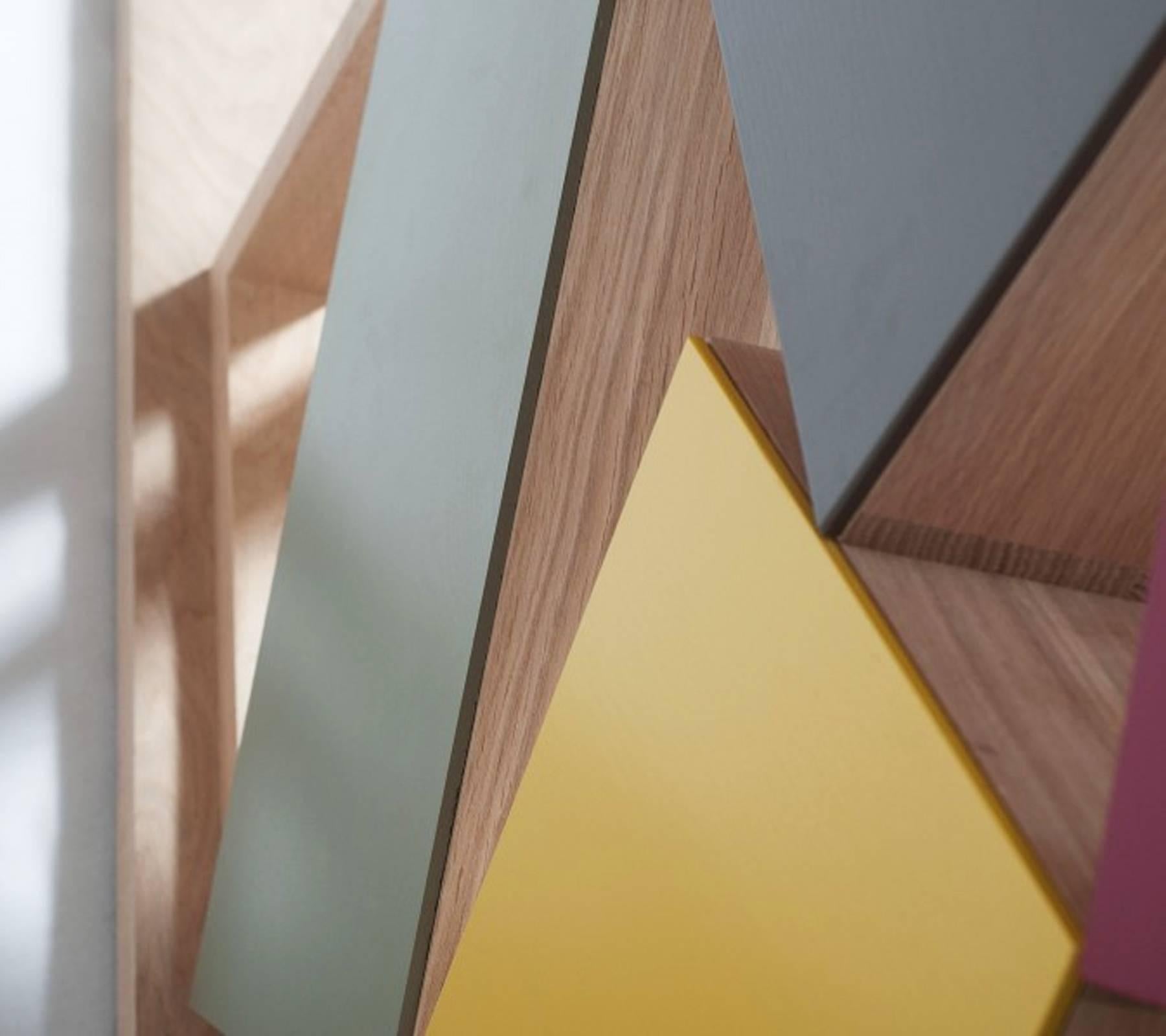 Scaffale misto 100% rovere francese massiccio in vendita 1