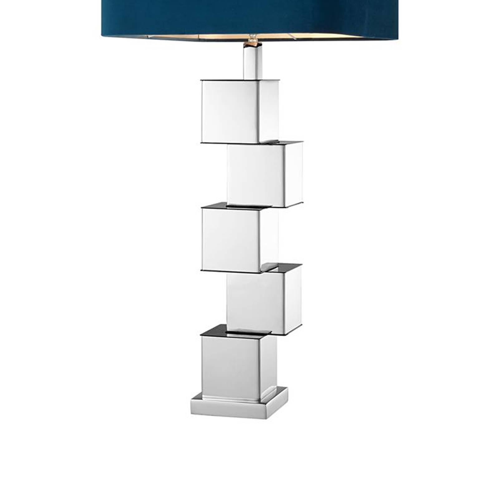 Indian Marina Table Lamp in Nickel Finish