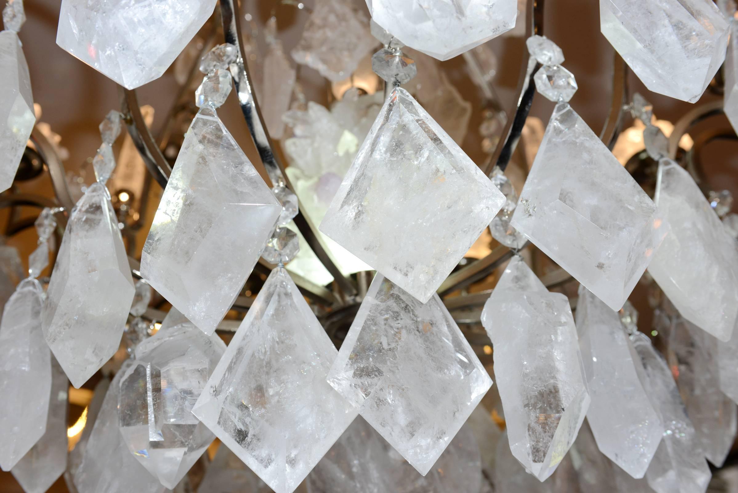 rock crystal chandeliers