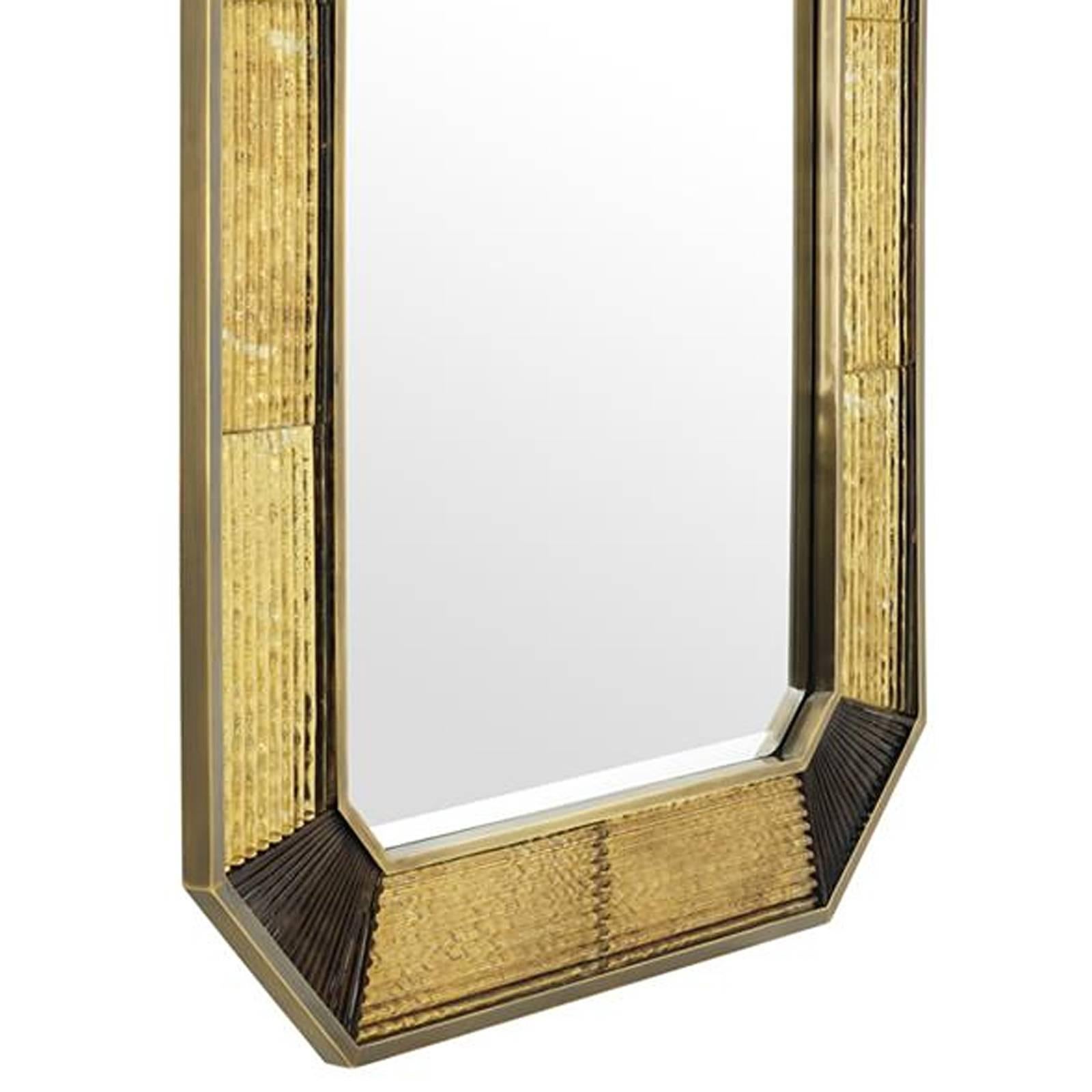 brass mirror vintage